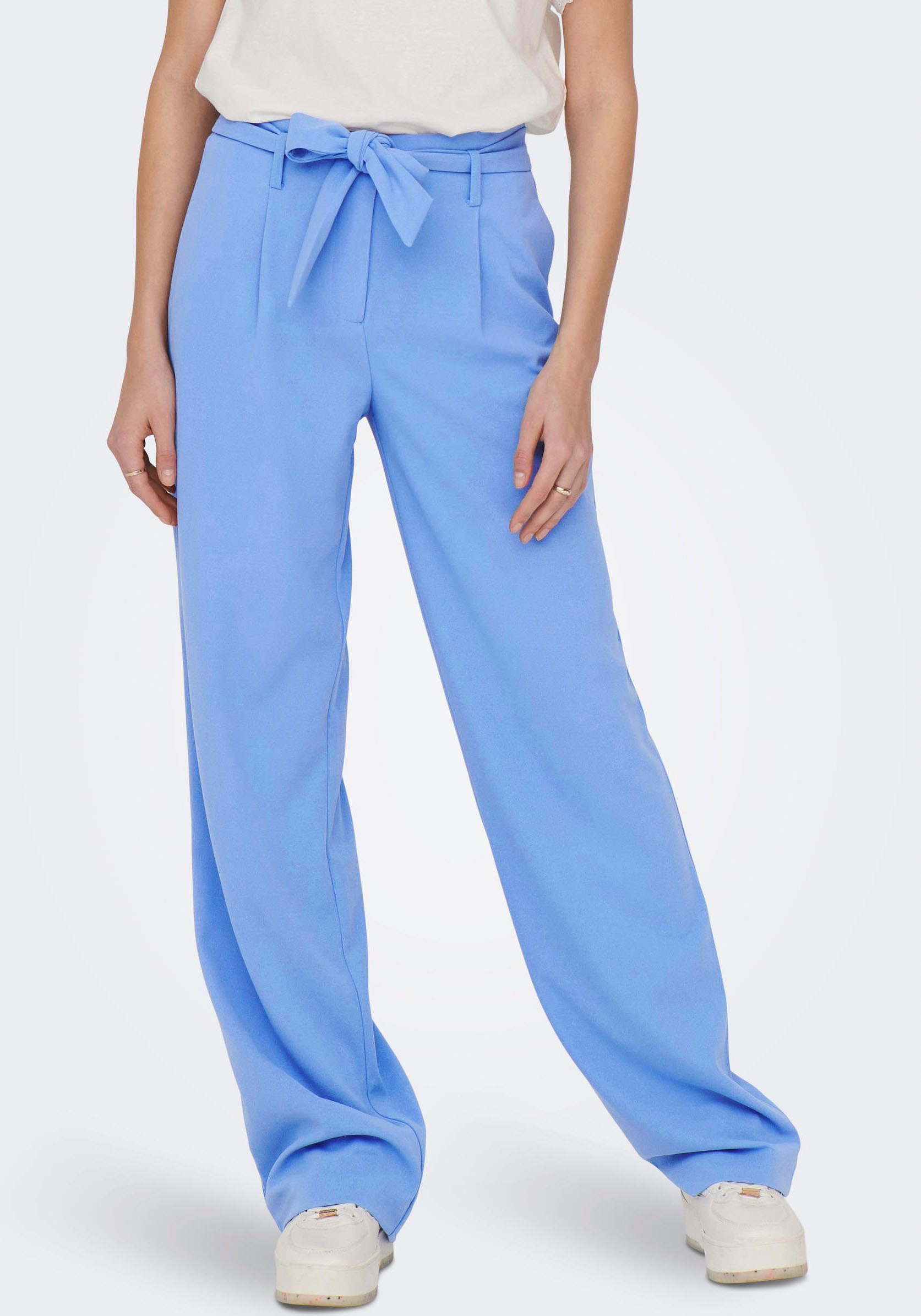 ONLY Anzughose »ONLCAROLINA HW BELT STR LONG PANT CC TLR«