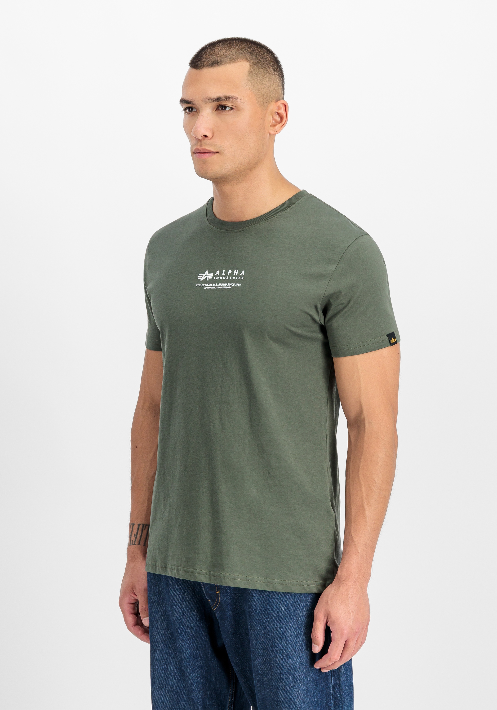 Alpha Industries T-Shirt »Alpha Wording T-Shirt«