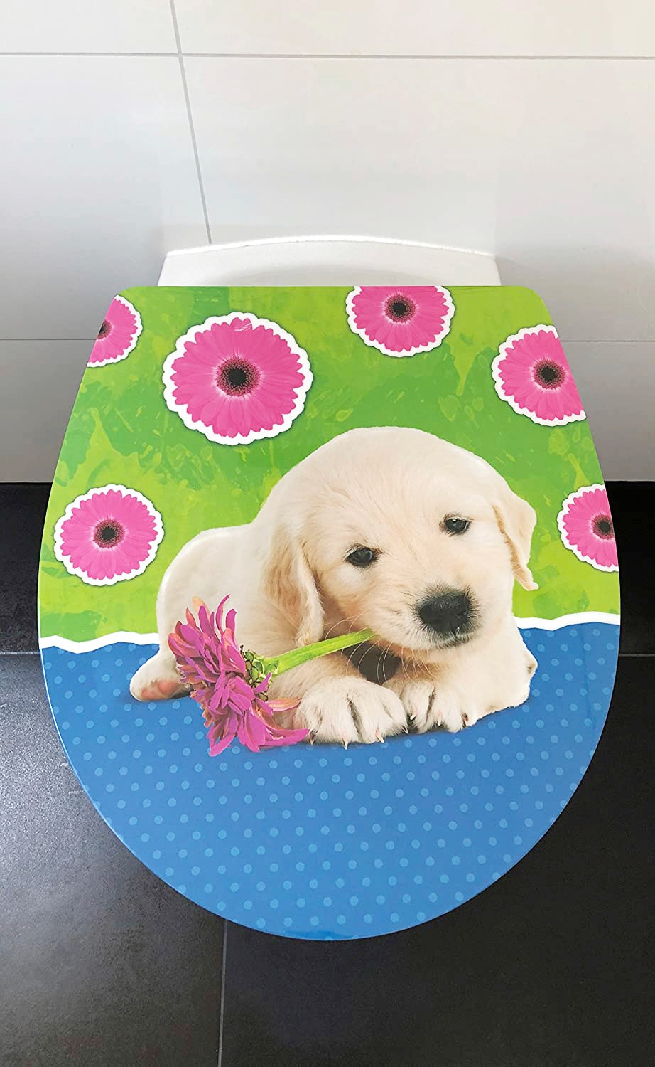 ADOB WC-Sitz »Puppy«, Absenkautomatik, zur Reinigung auf Knopfdruck abnehmbar