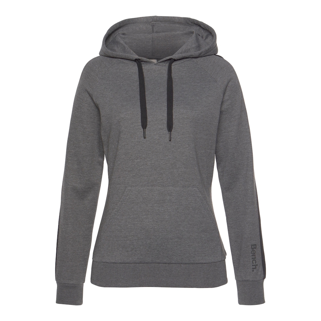 Bench. Loungewear Kapuzensweatshirt, mit Seitenstreifen und Kängurutasche, Loungeanzug, Hoodie