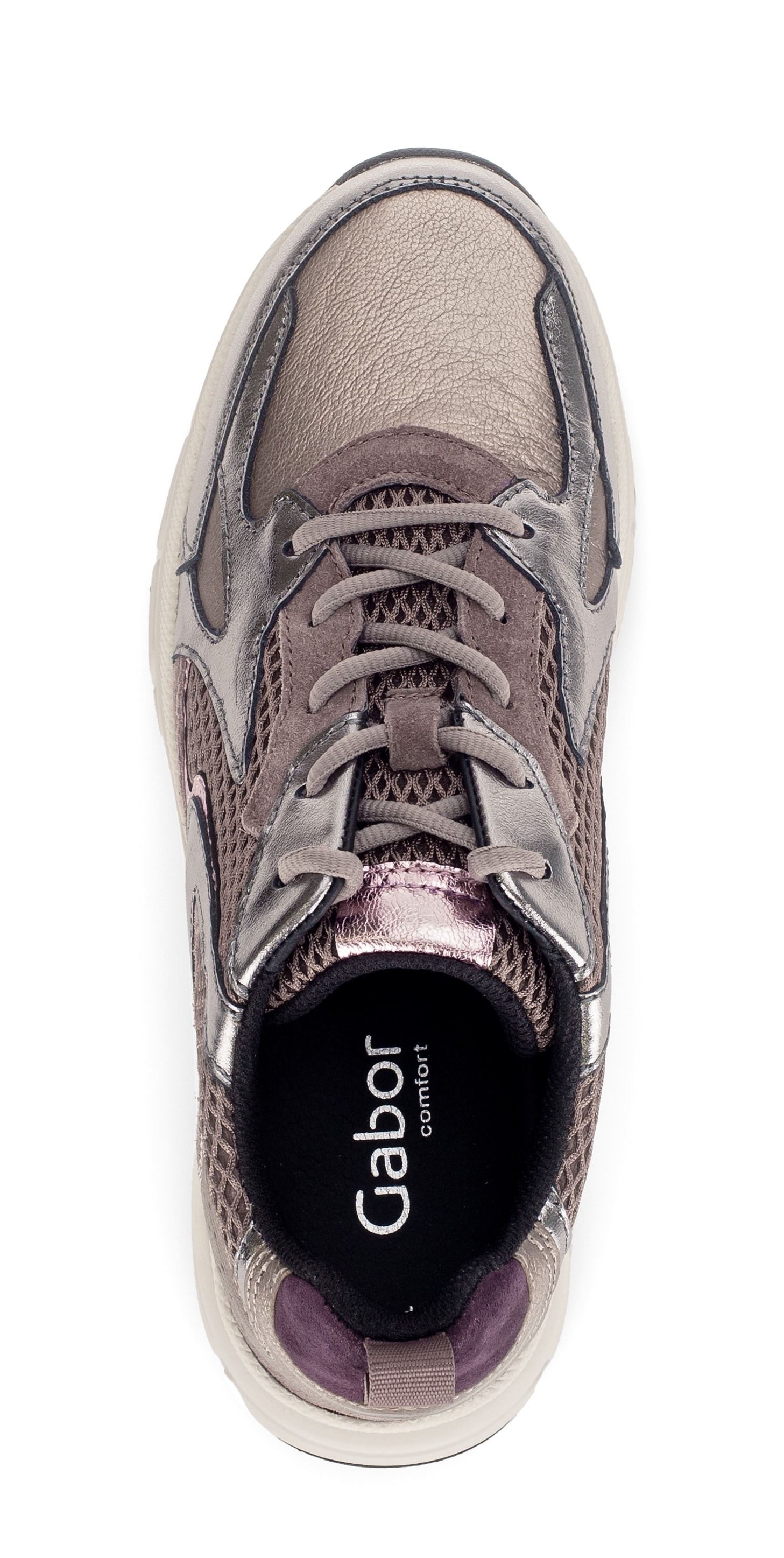 Gabor Keilsneaker »FLORENZ«  , Plateau, Schnürschuh, Halbschuh in komfortabler G-Weite (=weit)