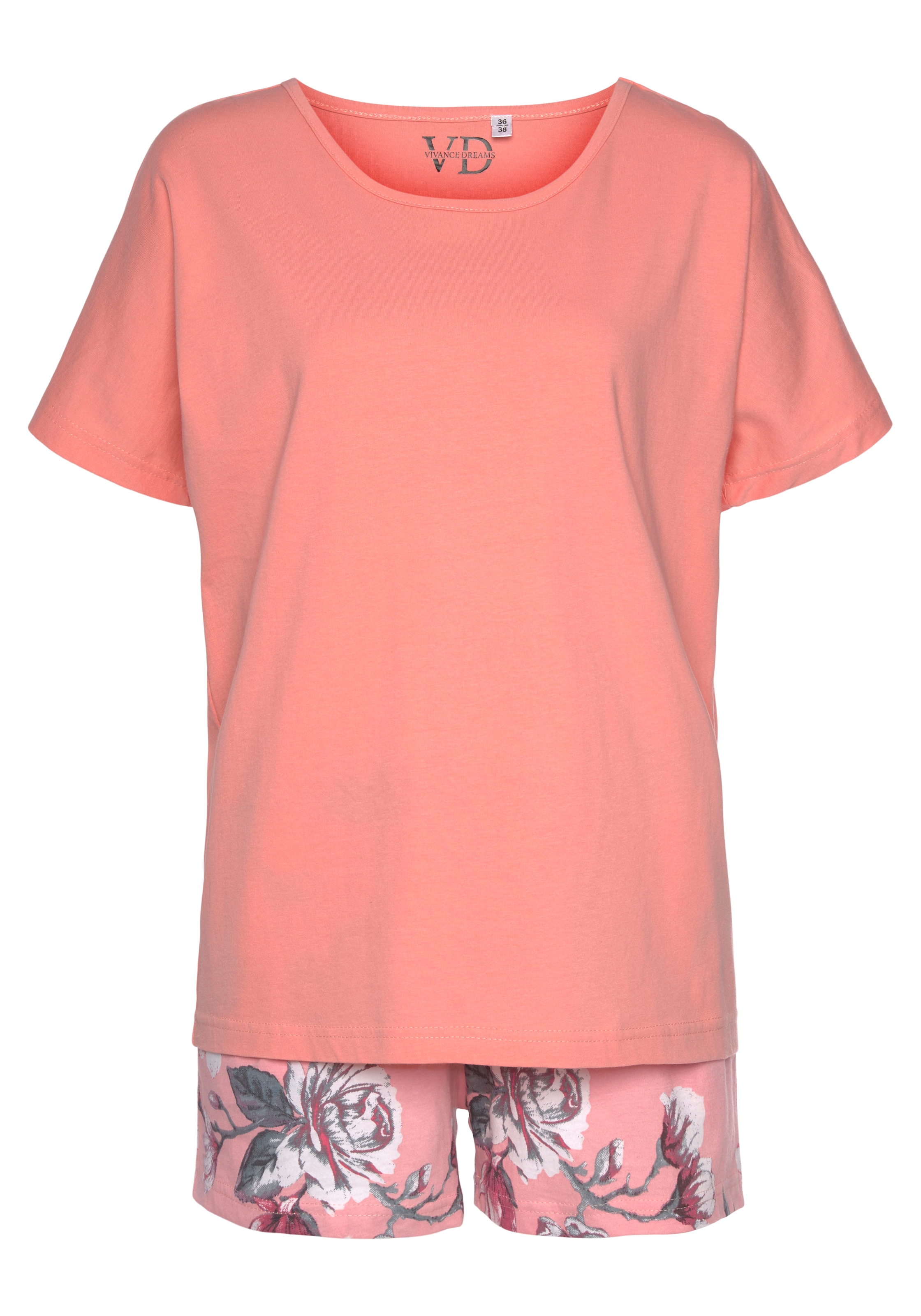 Vivance Dreams Shorty, (2 tlg.), mit Blumendruck