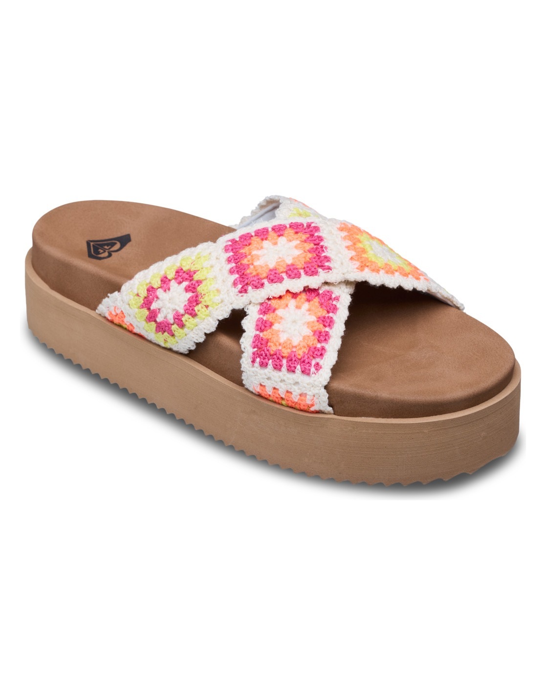 Roxy, Damen, Sandale »Syenna Hi«, Tan, 6(36), Tan, Obermaterial: Geflochtenes Textil