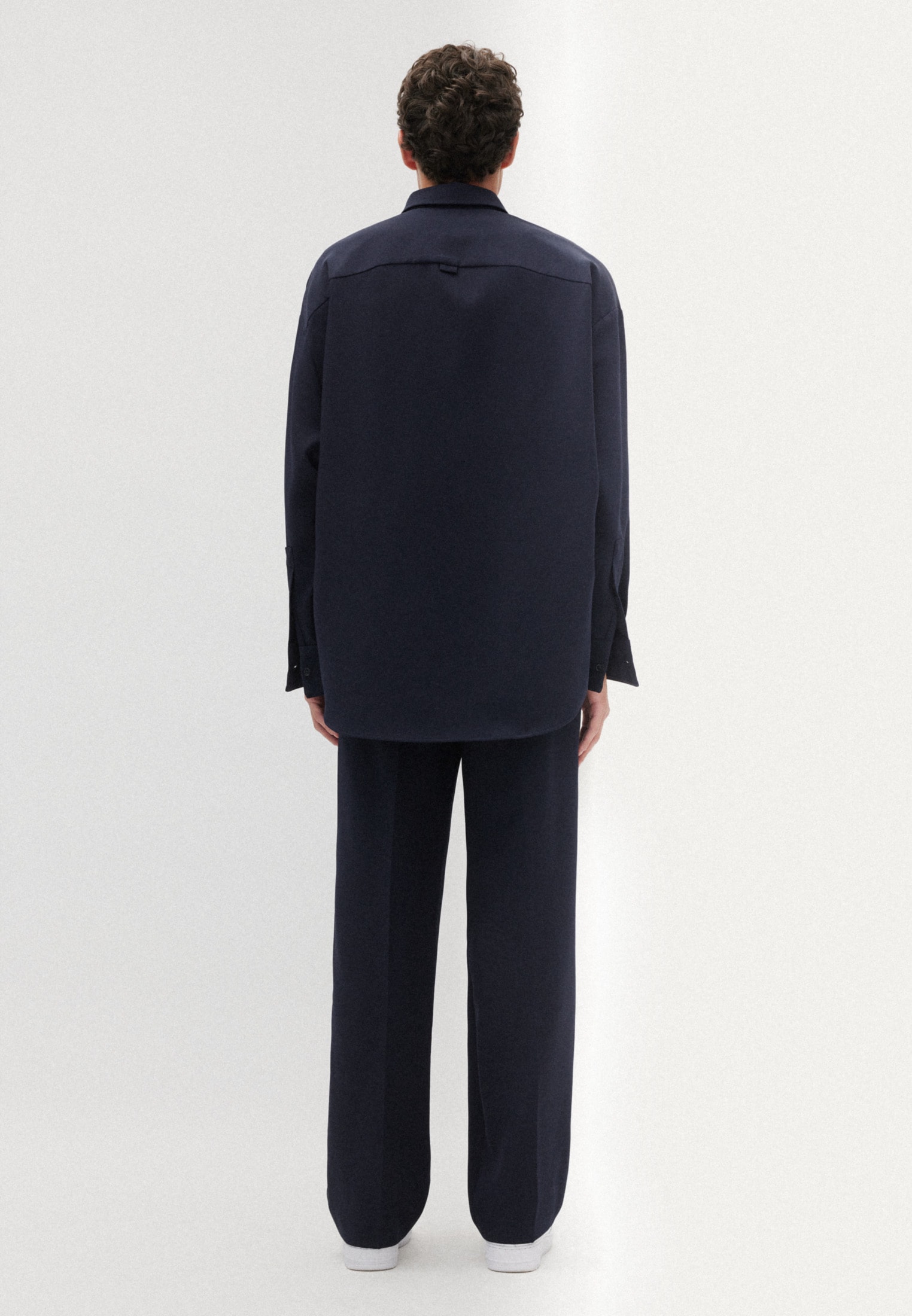 studio seidensticker Businesshemd Oversized Langarm Kentkragen Uni