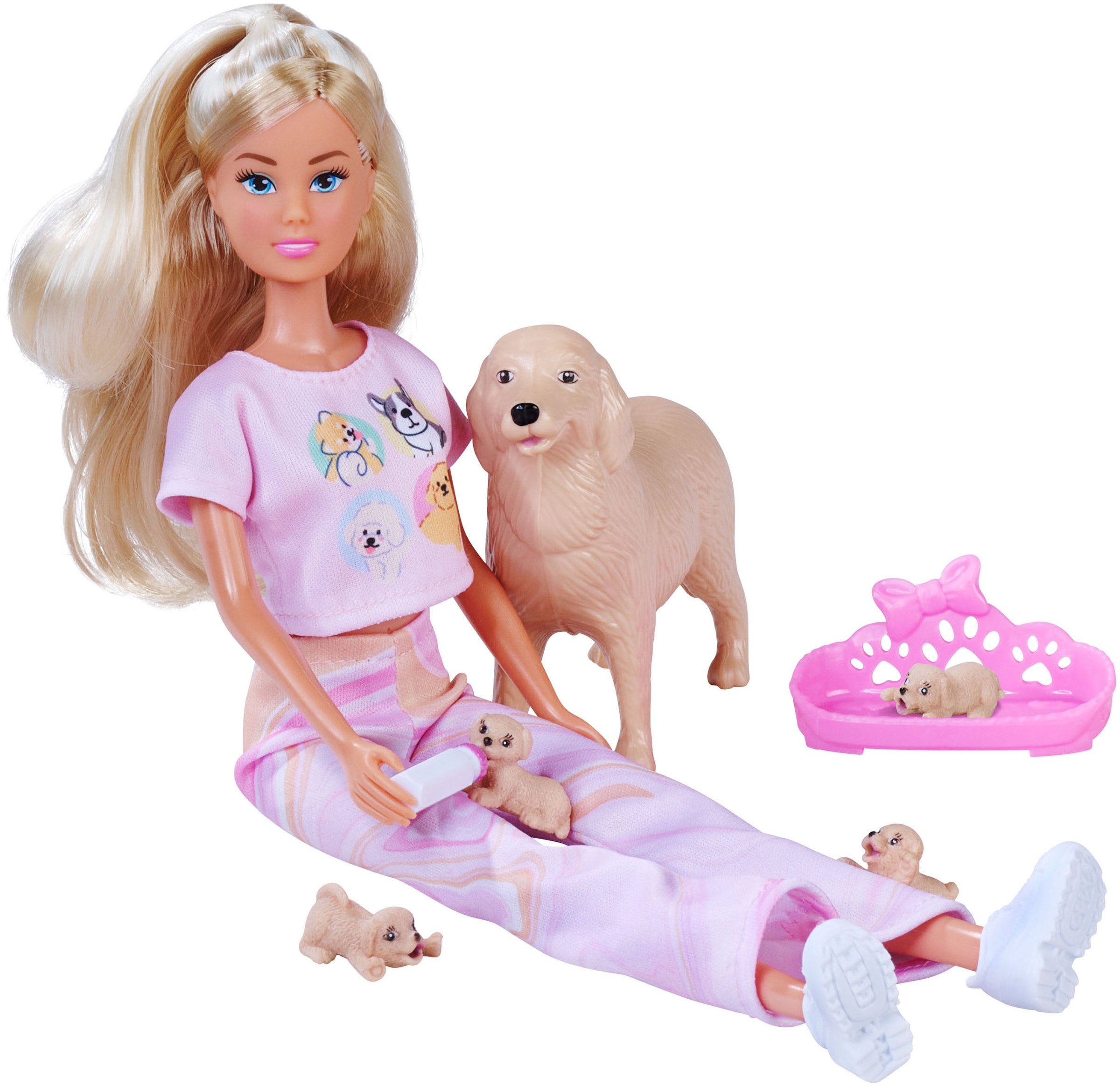 SIMBA Anziehpuppe »Steffi Love, Welcome Puppies« mit trächtiger Hündin
