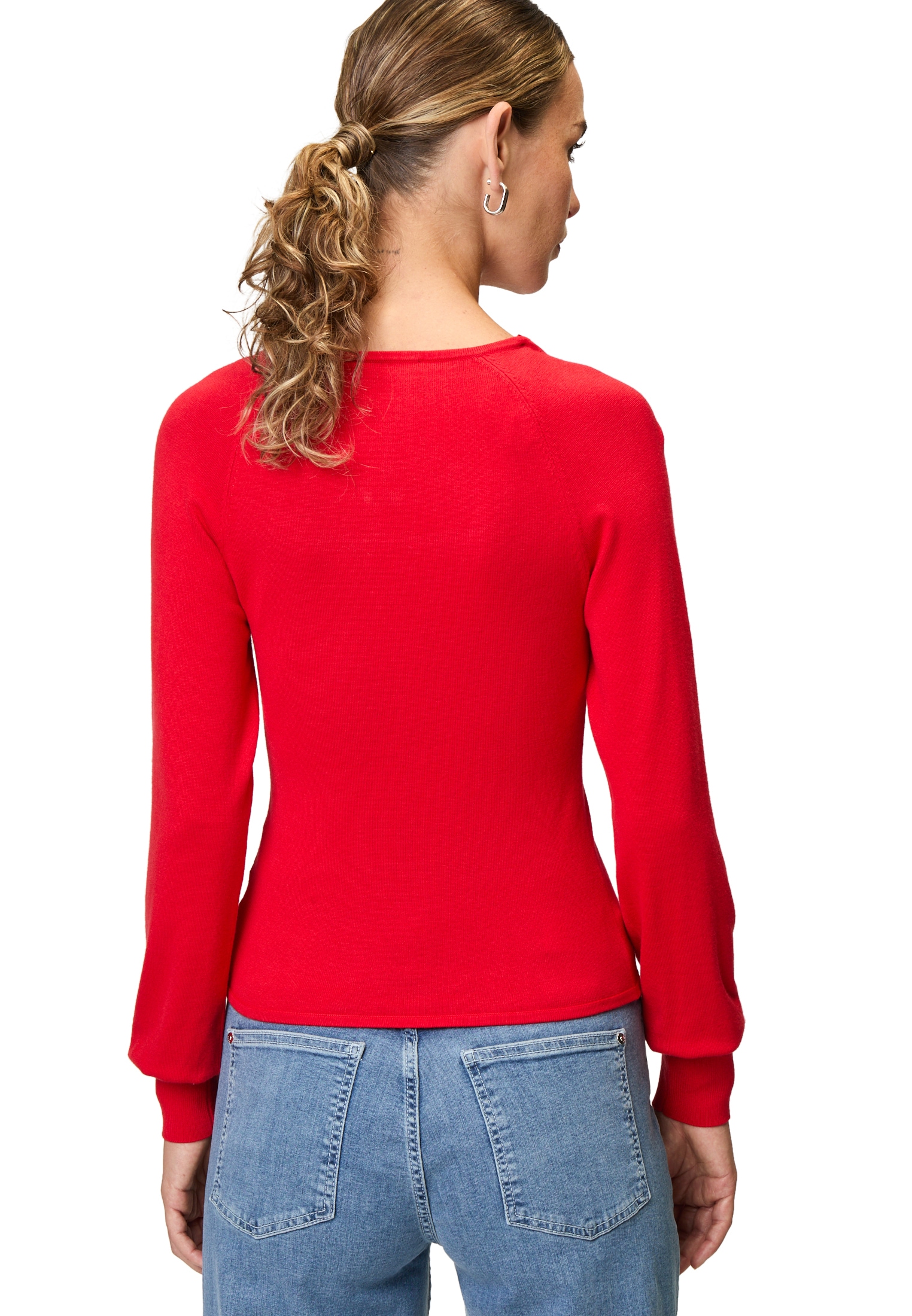 Zero Strickpullover »Strickpullover mit eckigem Ausschnitt«