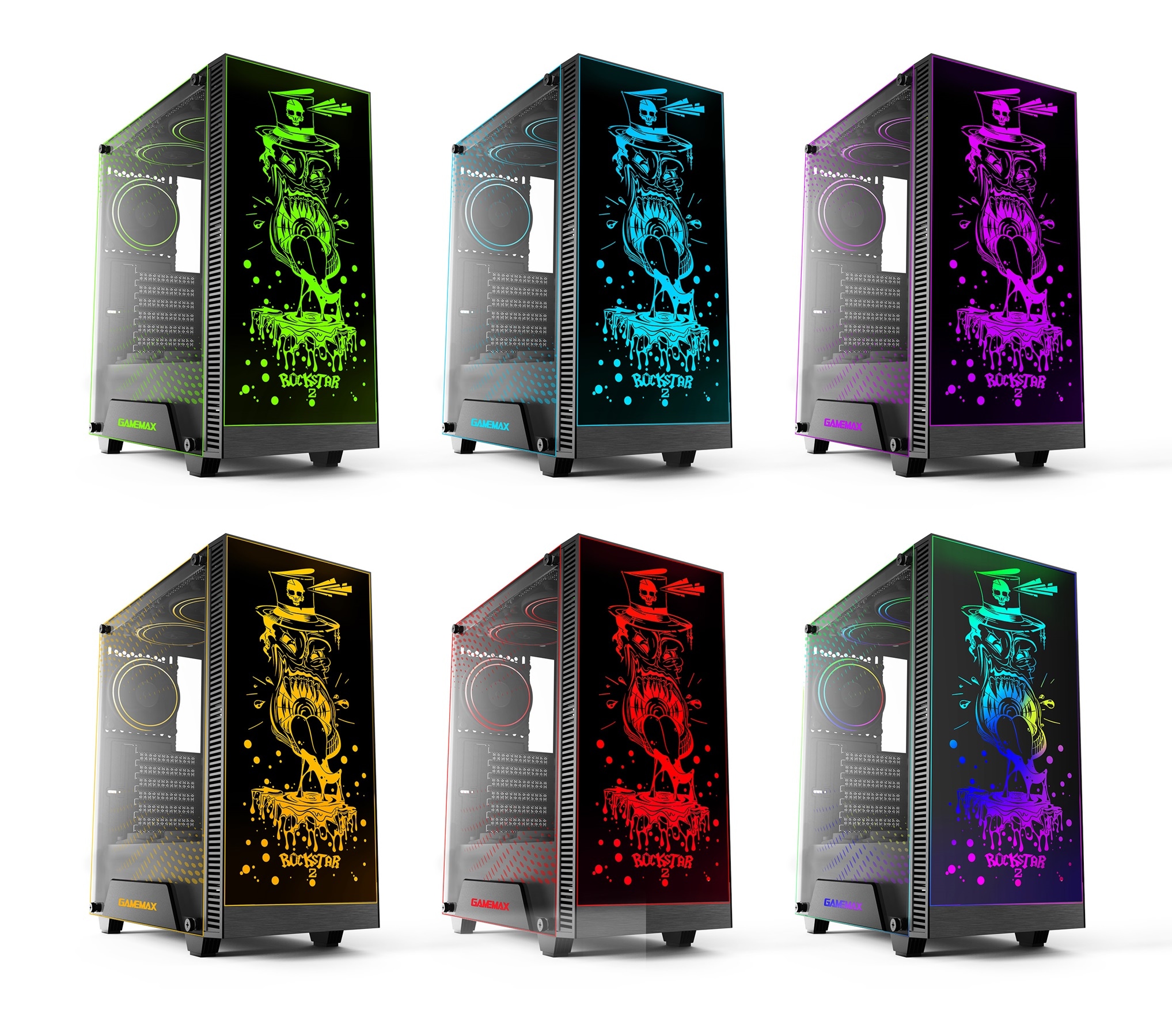 GAMEMAX Gaming-PC-Komplettsystem »GigaDeal Rockstar SET2649«, (inkl. Maus & Tastatur), Windows 11 + Gigabyte GS32QC LED-Monitor Curved, 80 cm (32")