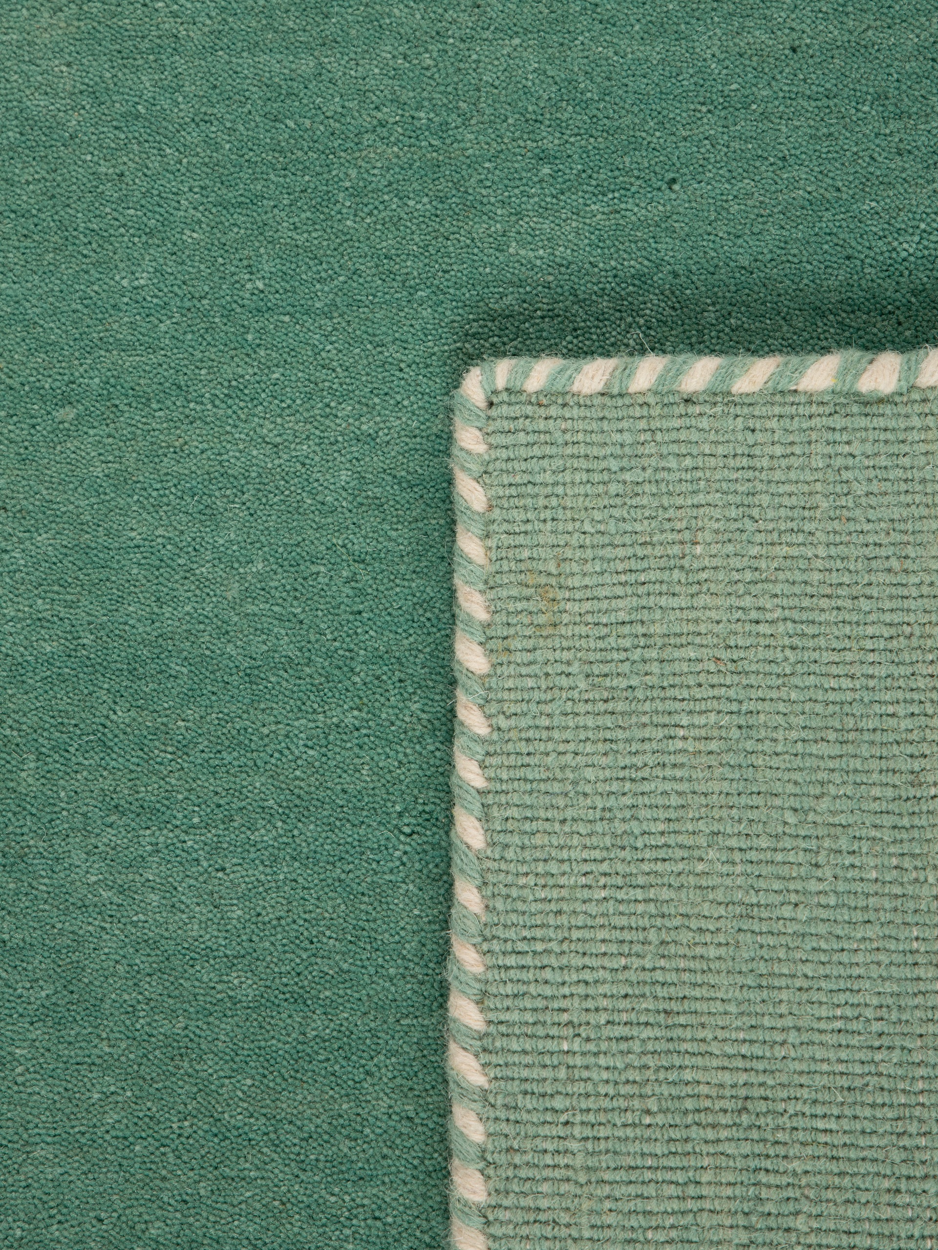 carpetfine Wollteppich »Gabbeh Lola Uni«, rechteckig, 14 mm Höhe, mit natürlichem Pflanzenmaterial von Hand gewebt, auch in Rund
