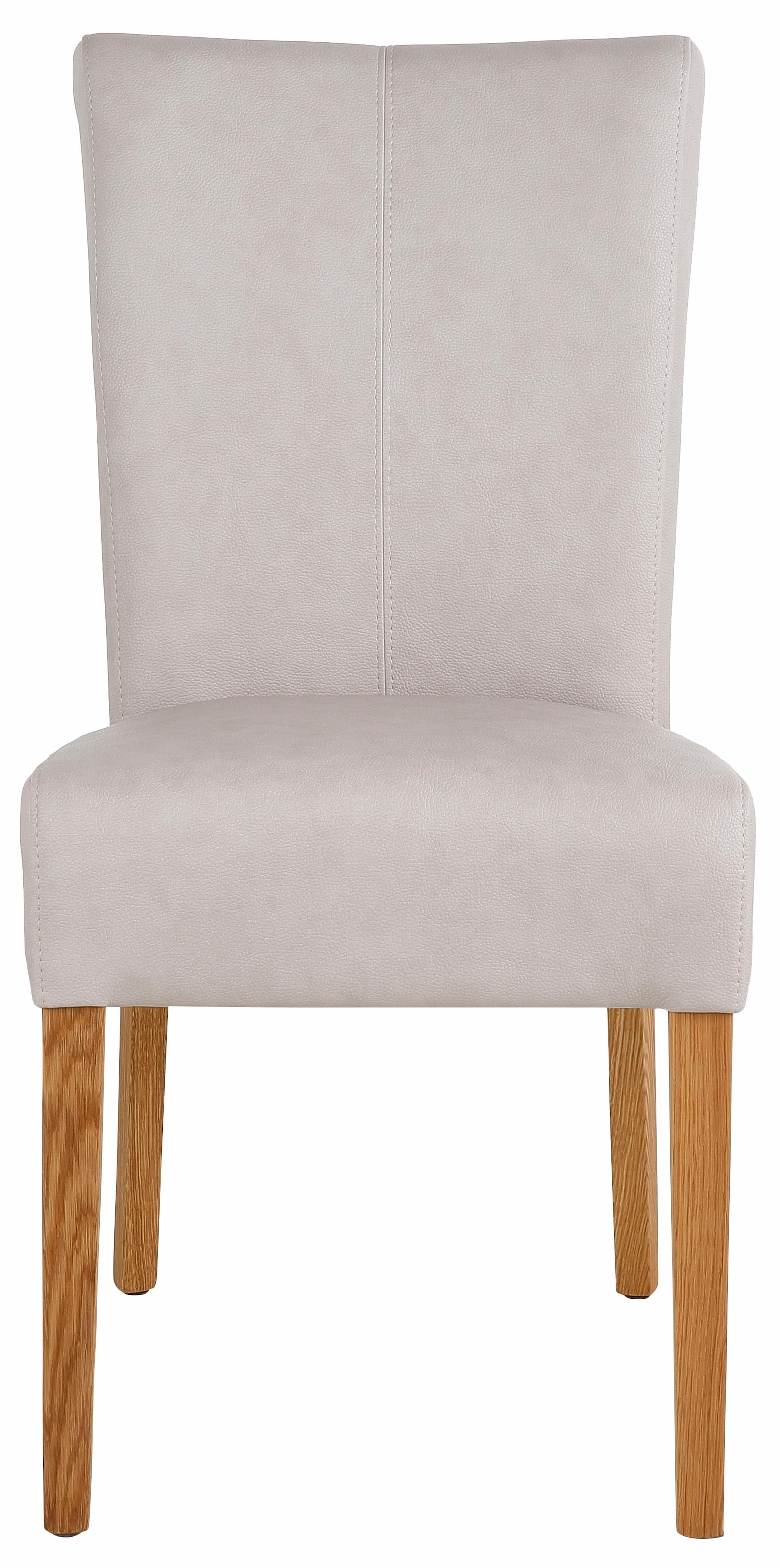 Home affaire Esszimmerstuhl »Queen Polsterstuhl BESTSELLER«, (Set), 4 St., Kunstleder, verschiedene Bezüge, Gestell Massivholz