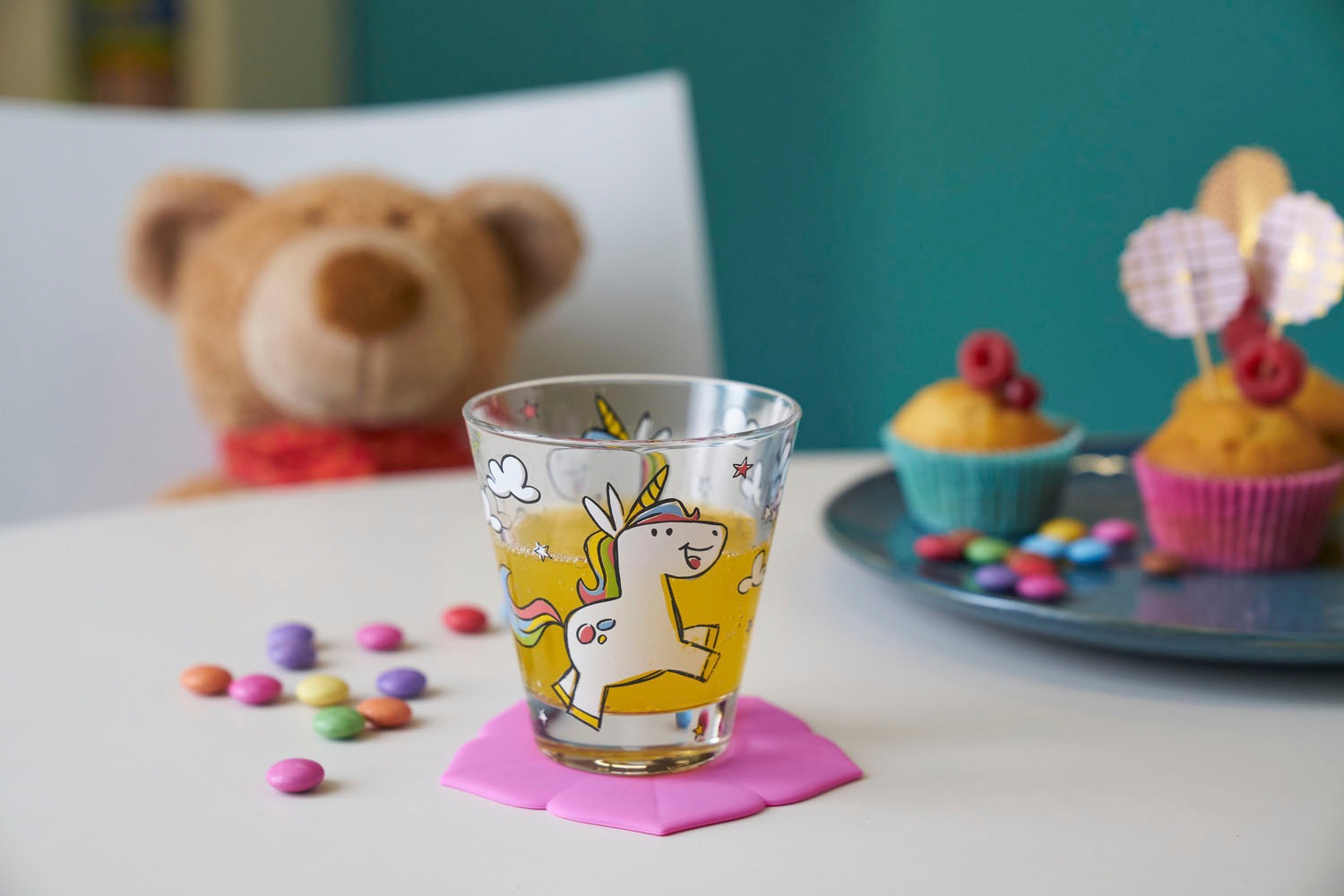 LEONARDO Kinderbecher »BAMBINIEinhorn«, (Set, 6 tlg.), 215 ml, 6-teilig
