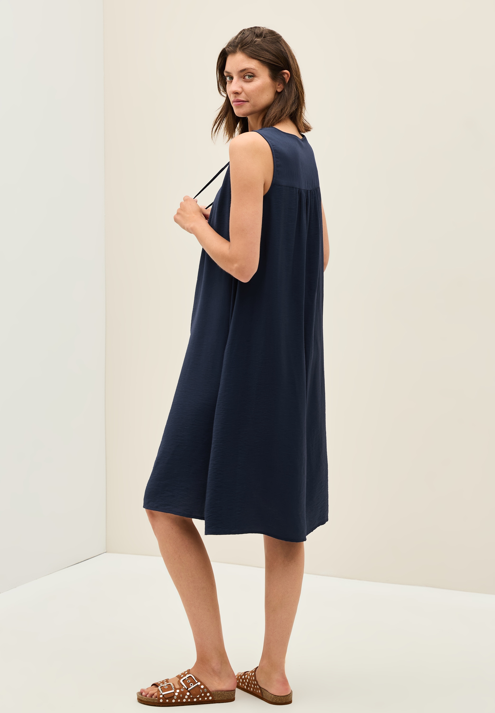 Cecil Tunikakleid, Sommerkleid mit Bändern am Ausschnitt