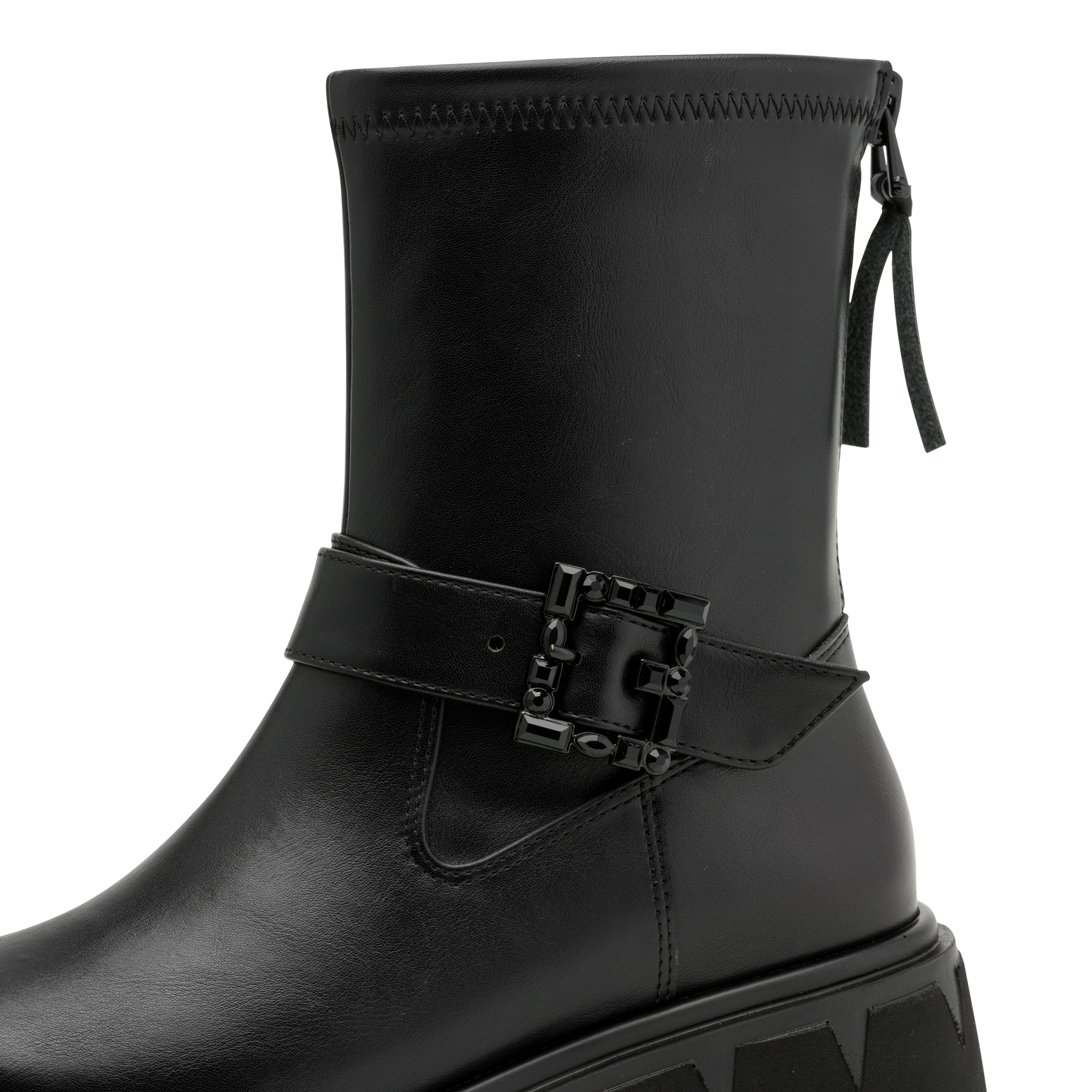 MARCO TOZZI Stiefelette  , Blockabsatz, Herbstboots mit schmuckbesetzter Zierschnalle
