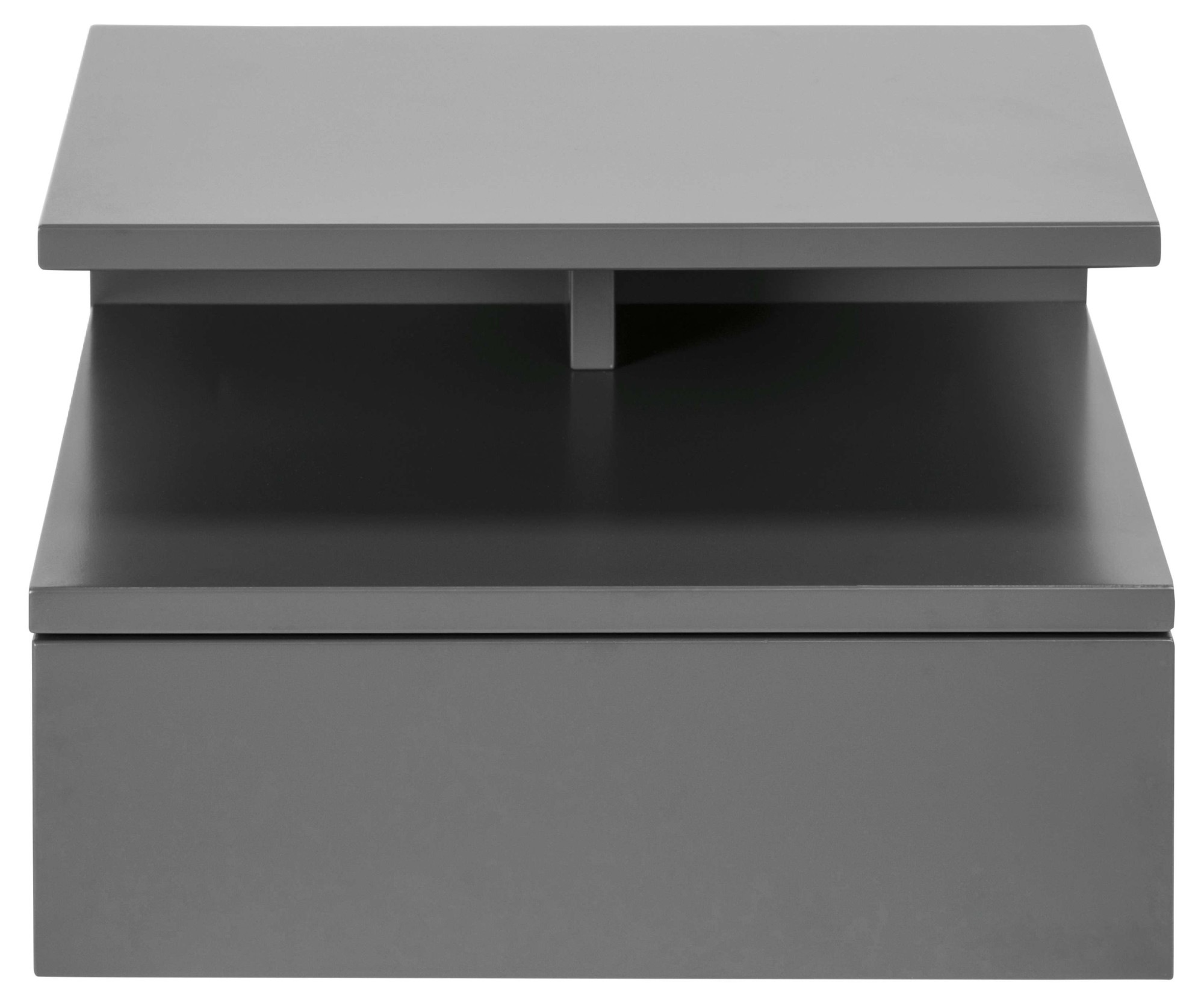 ACTONA GROUP Nachttisch »Ashlan Nachtkommode«, Nachtschrank, wandmontiert, 1 Schublade, 1 Fachboden, Metallschienen
