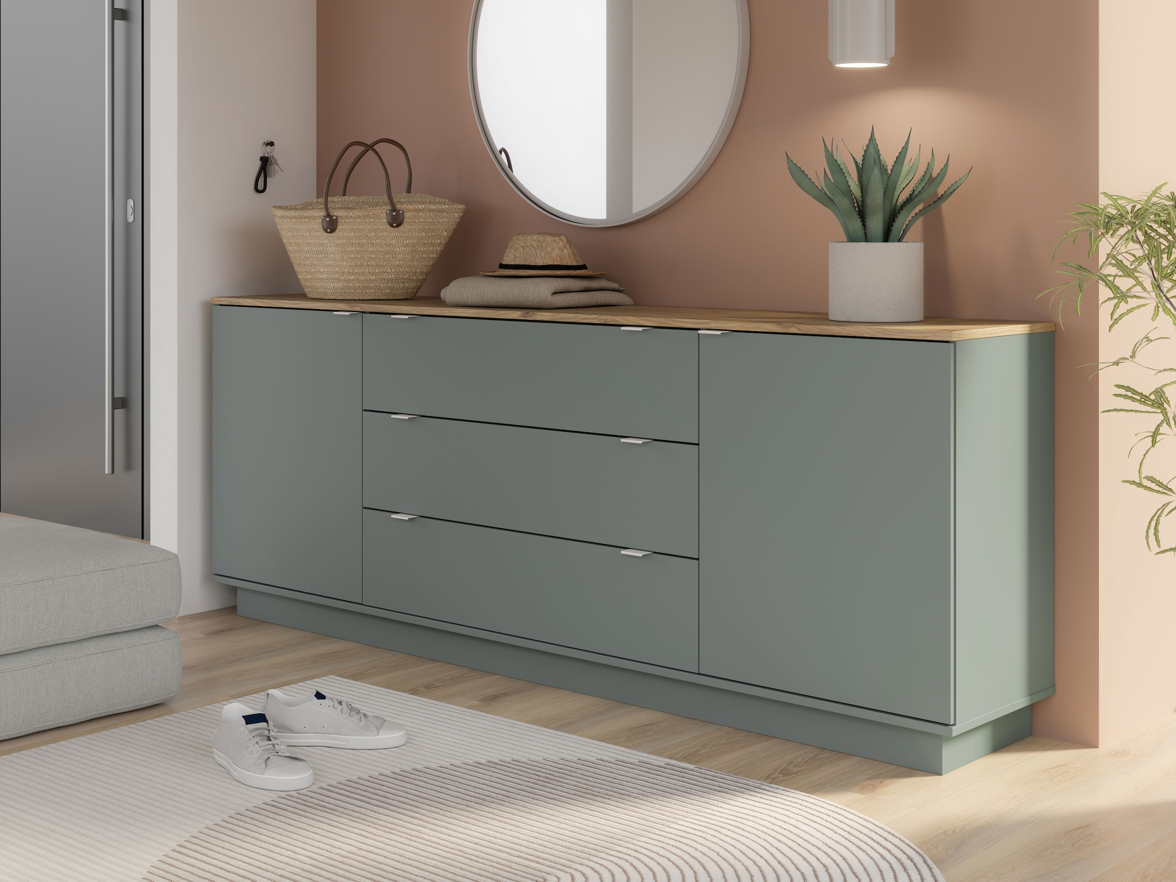 FORTE Sideboard B/H/T 224,5/85,7/41,3 cm