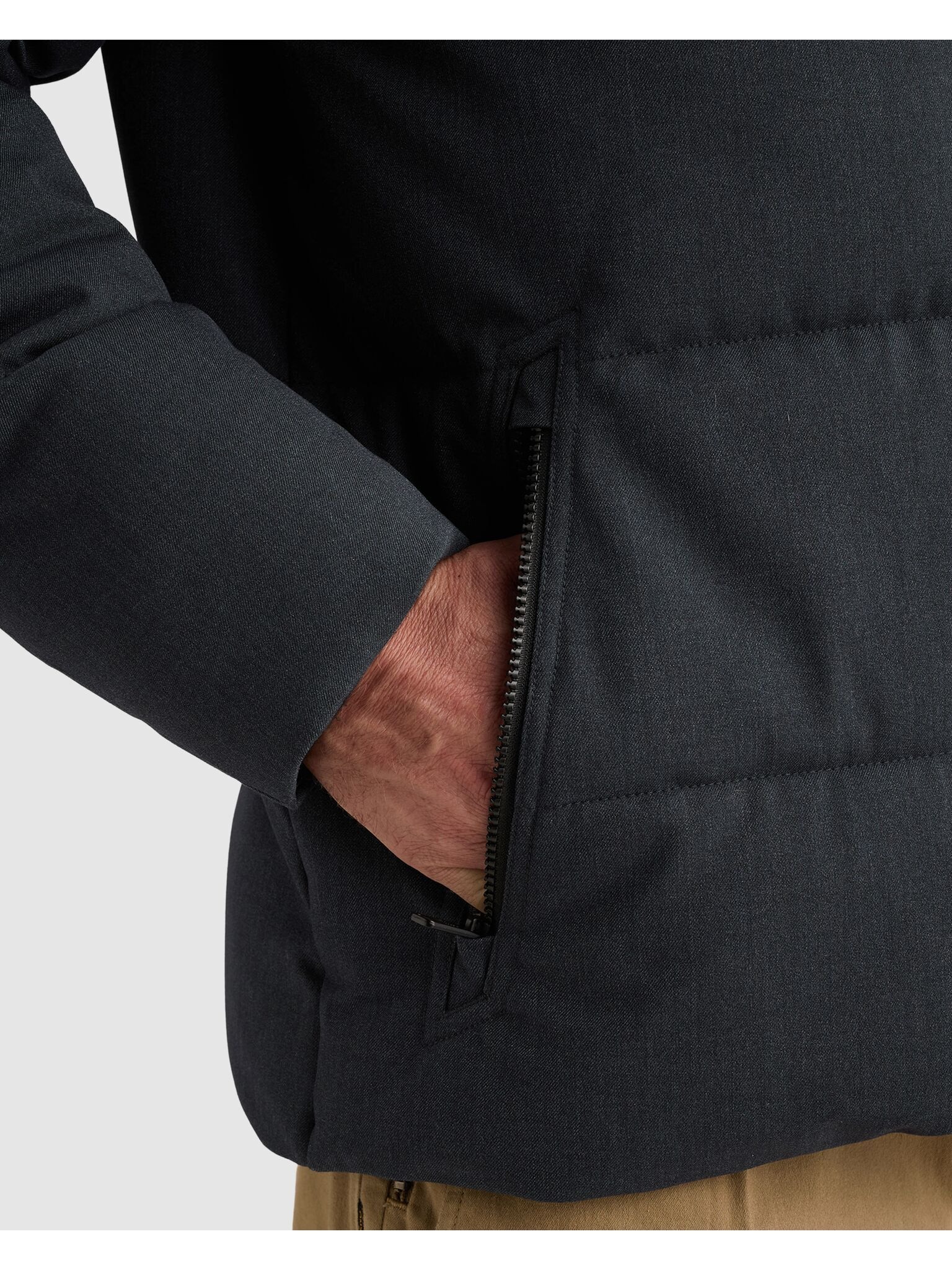 PME LEGEND Steppjacke mit Kapuze Taschen mit Reißverschluss