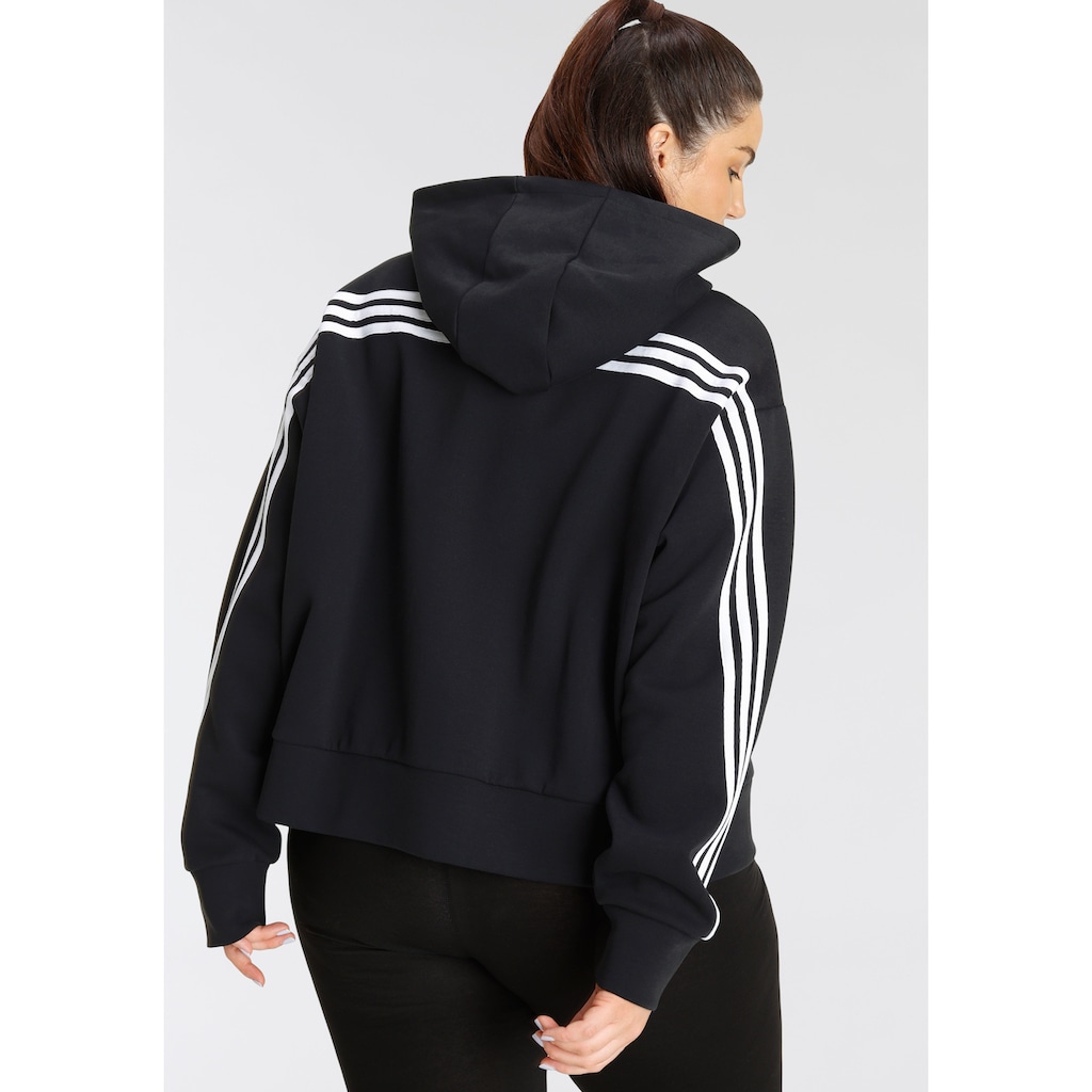 adidas Sportswear Outdoorjacke »FUTURE ICONS 3STREIFEN KAPUZENJACKE«, mit Kapuze