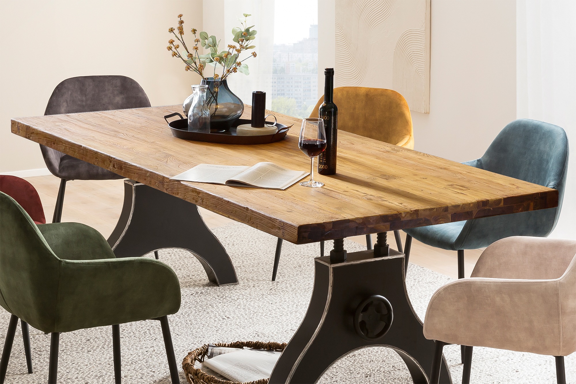 SIT Esstisch extra hohe Plattenstärke von 50 mm