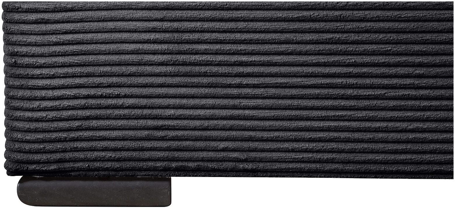 COLLECTION AB Wohnlandschaft »Josy, U-Form, Schlafsofa mit Bettkasten«, (Cord-/Mix), flexible Recamiere, Breite: 269cm, inklusive Rückenkissen, Cord