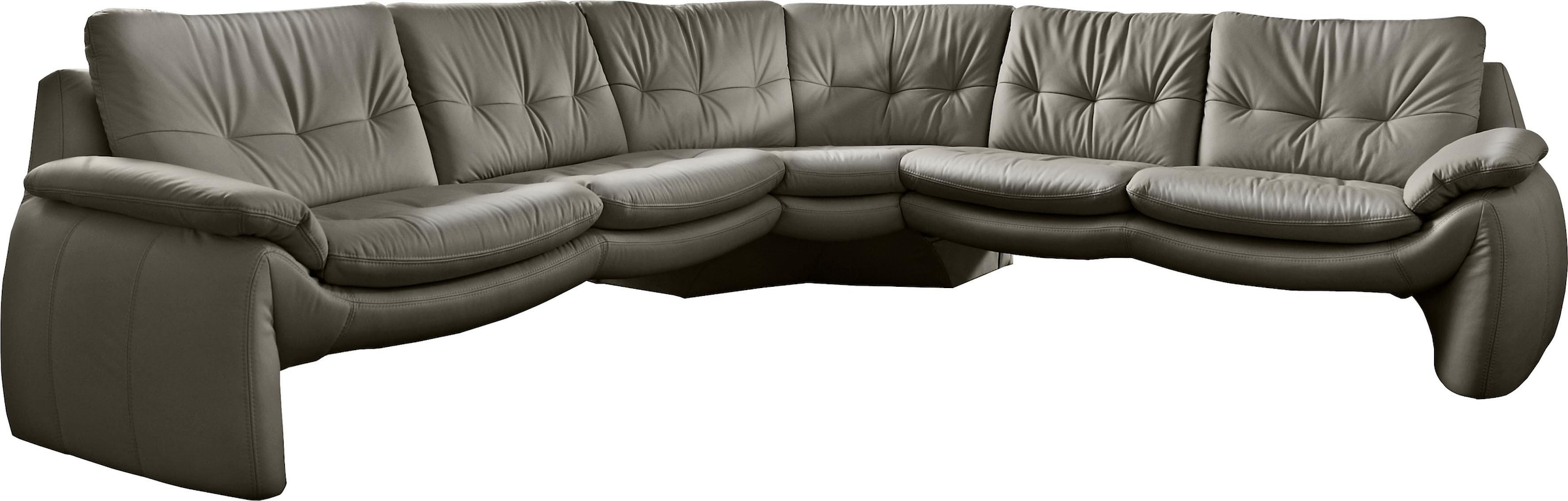 PLACES OF STYLE Ecksofa »Luna L-Form«, in einzigartiger Optik