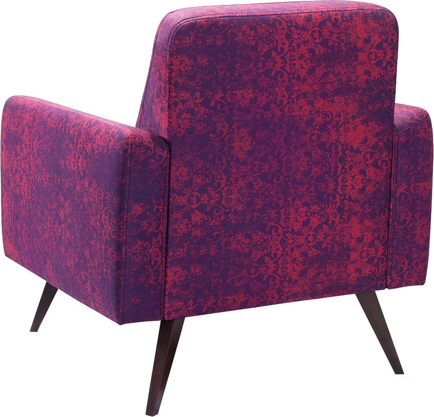 exxpo - sofa fashion Sessel »Side, bequemer Loungesessel mit extravagantem Bezug, Breite 82cm«