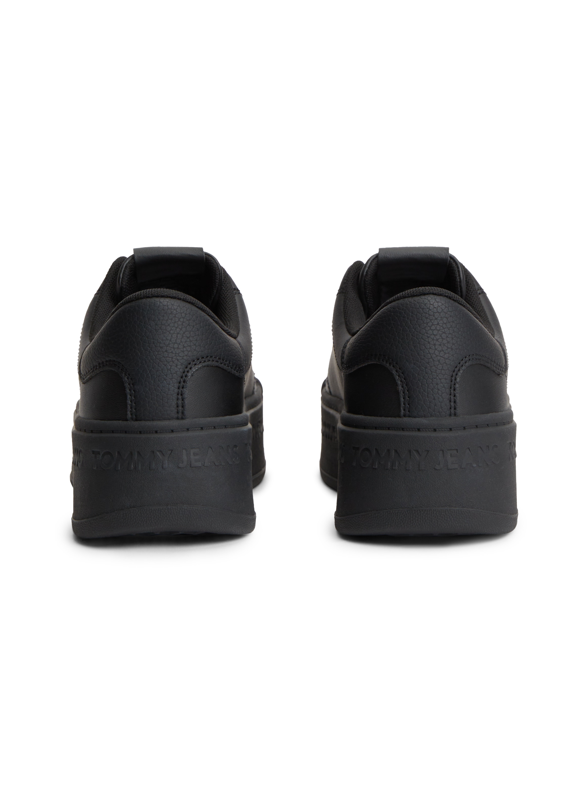 Tommy Jeans Plateausneaker »TJW SCRIPT CUPSOLE FLATFORM«  Freizeitschuh, Halbschuh, Schnürschuh mit seitlicher Logoflagge