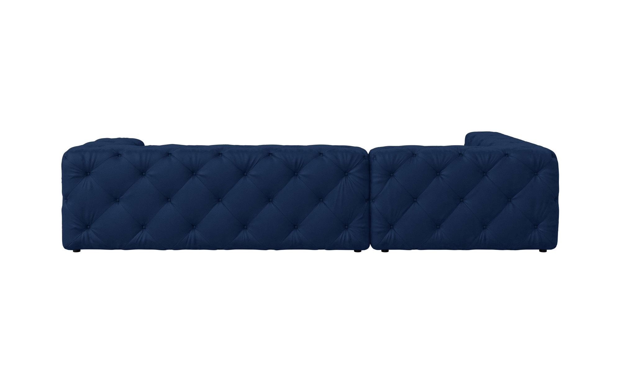 Places of Style Ecksofa »FOLLINA«, L-Form, mit klassischer Chesterfield-Knopfheftung