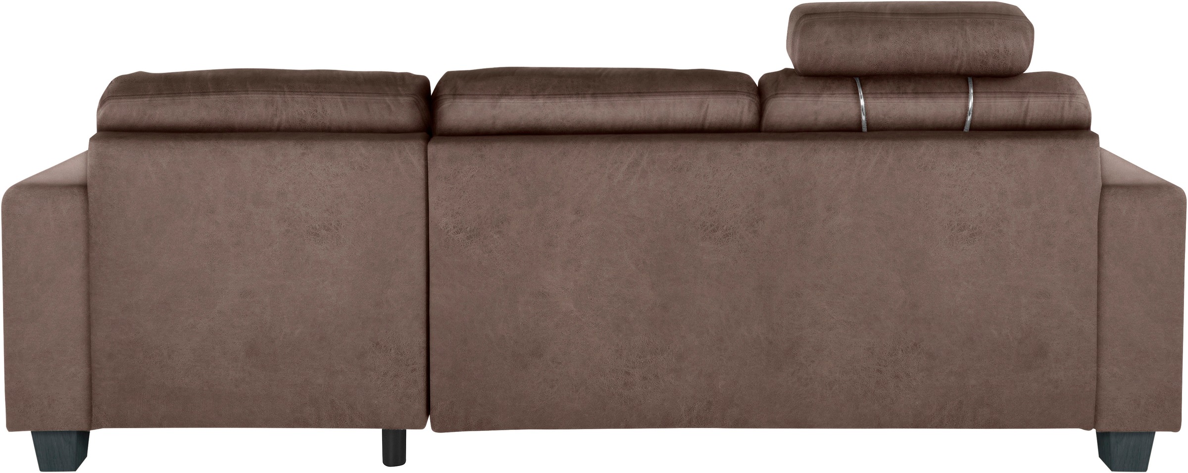 TRENDMANUFAKTUR Ecksofa »Chamber, zeitlos und modern, bequem mit hohem Sitzkomfort, L-Form«, inklusive einer Kopfstütze, wahlweise mit Schlaffunktion
