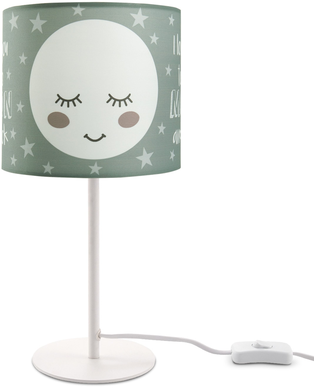 »Aleyna 3 1 Tischleuchte kaufen Tischleuchte 103«, | Jahren Kinderzimmer Garantie online mit LED mit Paco Home flammig-flammig, Kinderlampe XXL Mond-Motiv, E14 Lampe