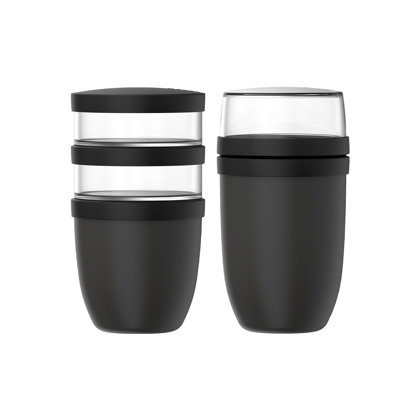 Mepal Lunchbox »Lunchpot-Set XL Ellipse 900 ml + 1050 ml 2er Set« Spülmaschinengeeignet, Mikrowellenfest