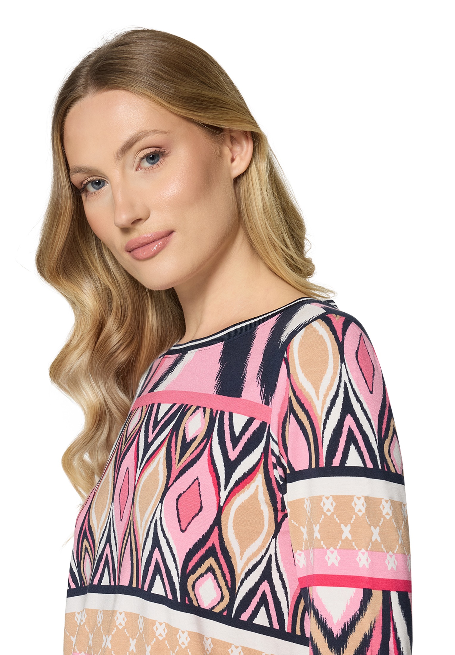 Betty Barclay Rundhalsshirt »Casual-Shirt mit Tunnelzug«