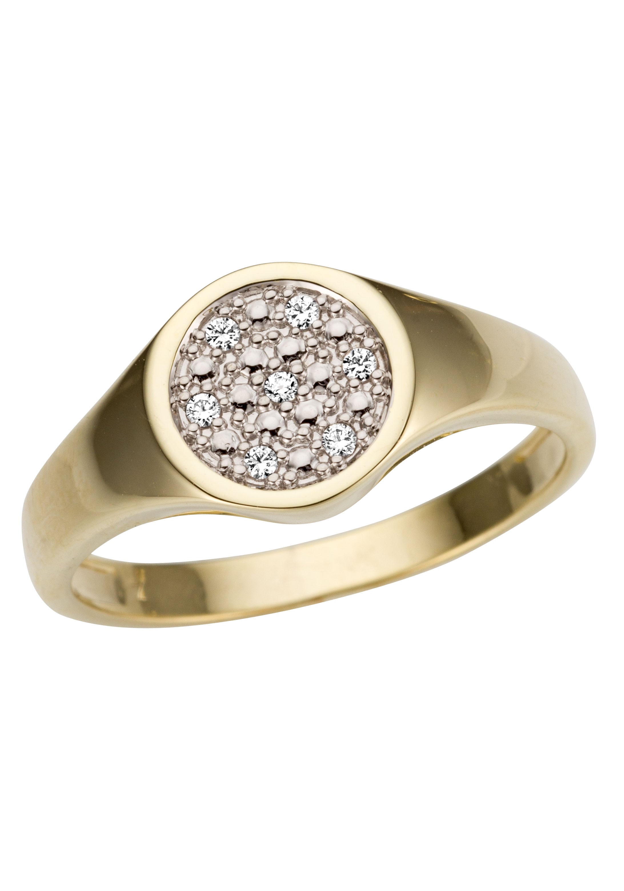 Goldring »Schmuck Geschenk Gold 333 stilvoll, rund, teilw. rhodiniert, massiv«, mit...