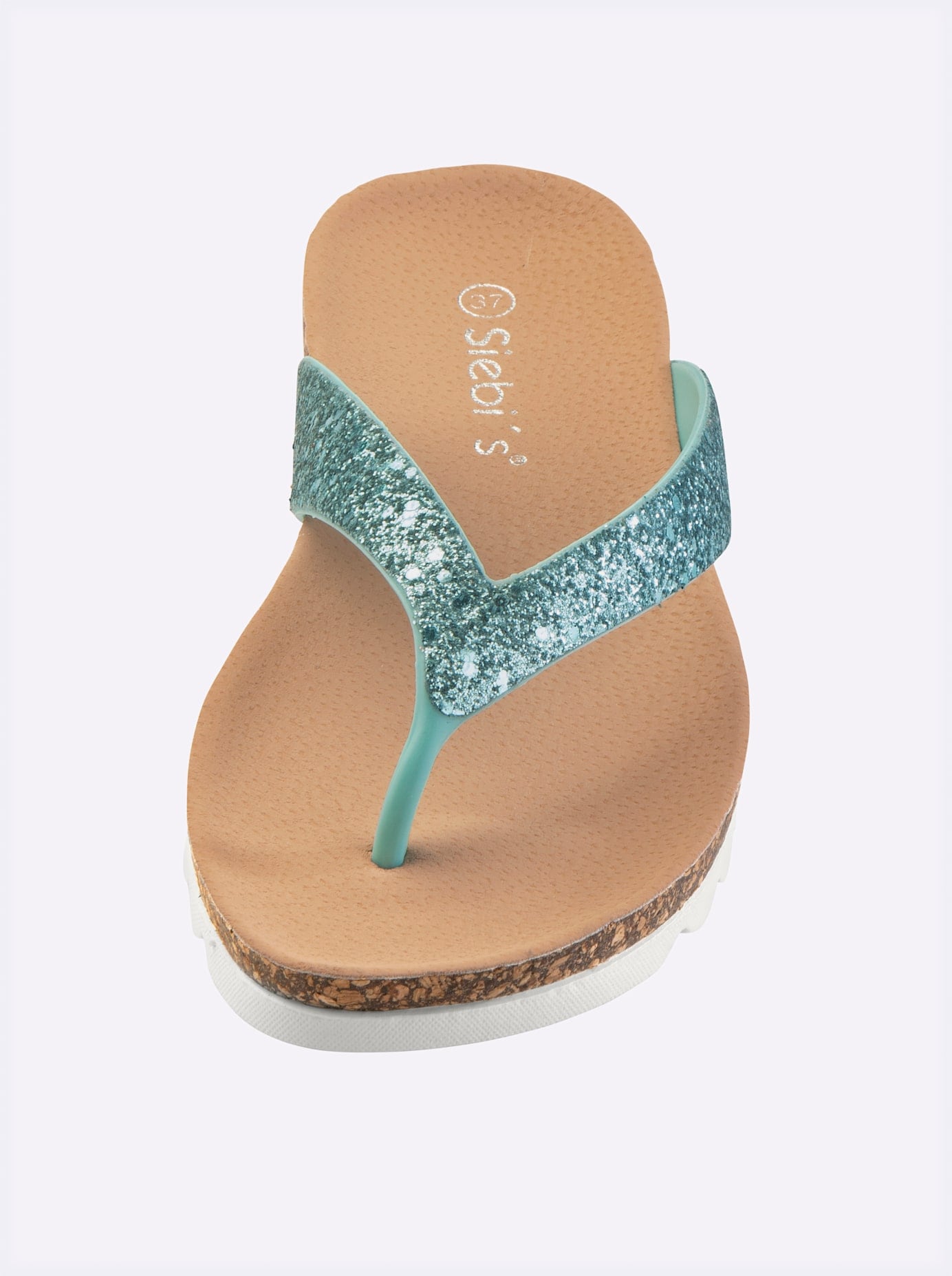 Zehentrenner, Dianette mit Glitzer