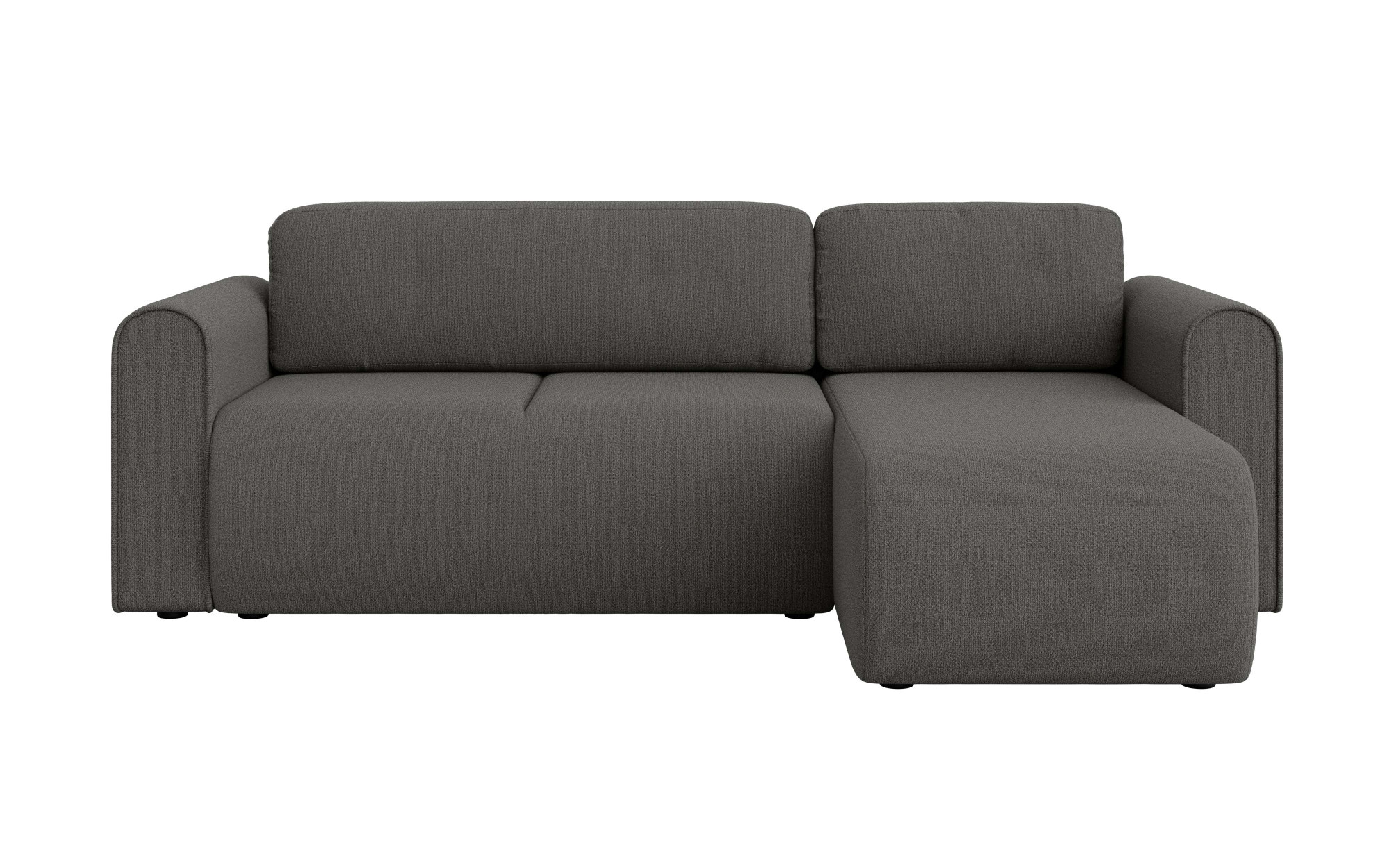 INOSIGN Ecksofa »Zacharia wahlweise Schlafsofa mit Bettkasten, B/T/H 250/166/86 cm«, L-Form mit Wellenunterfederung, Recamiere beidseitig montierbar