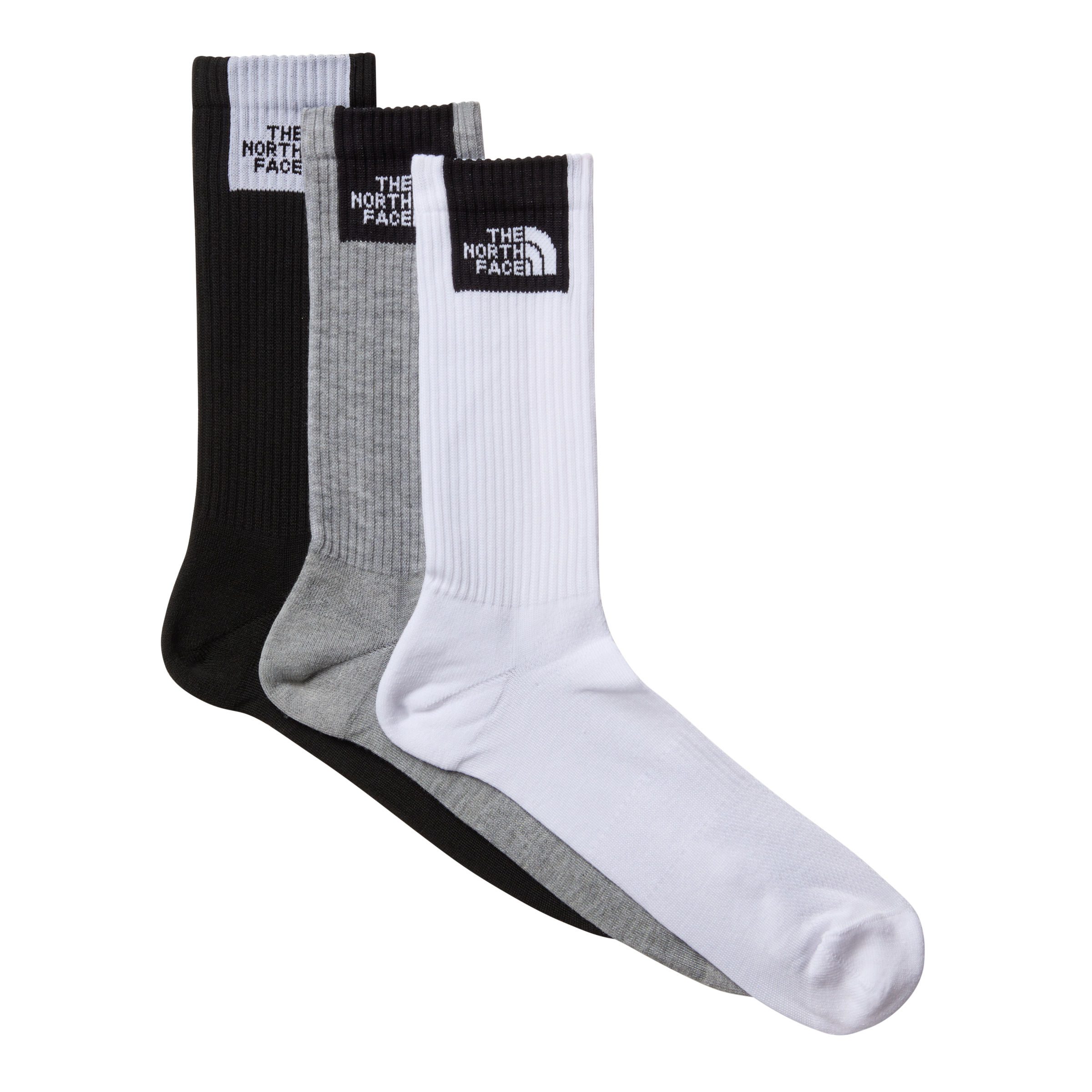 The North Face Sportsocken »MULTI SPORT FINE BOX CUSH CREW SOCK 3P«, (3 Paar)