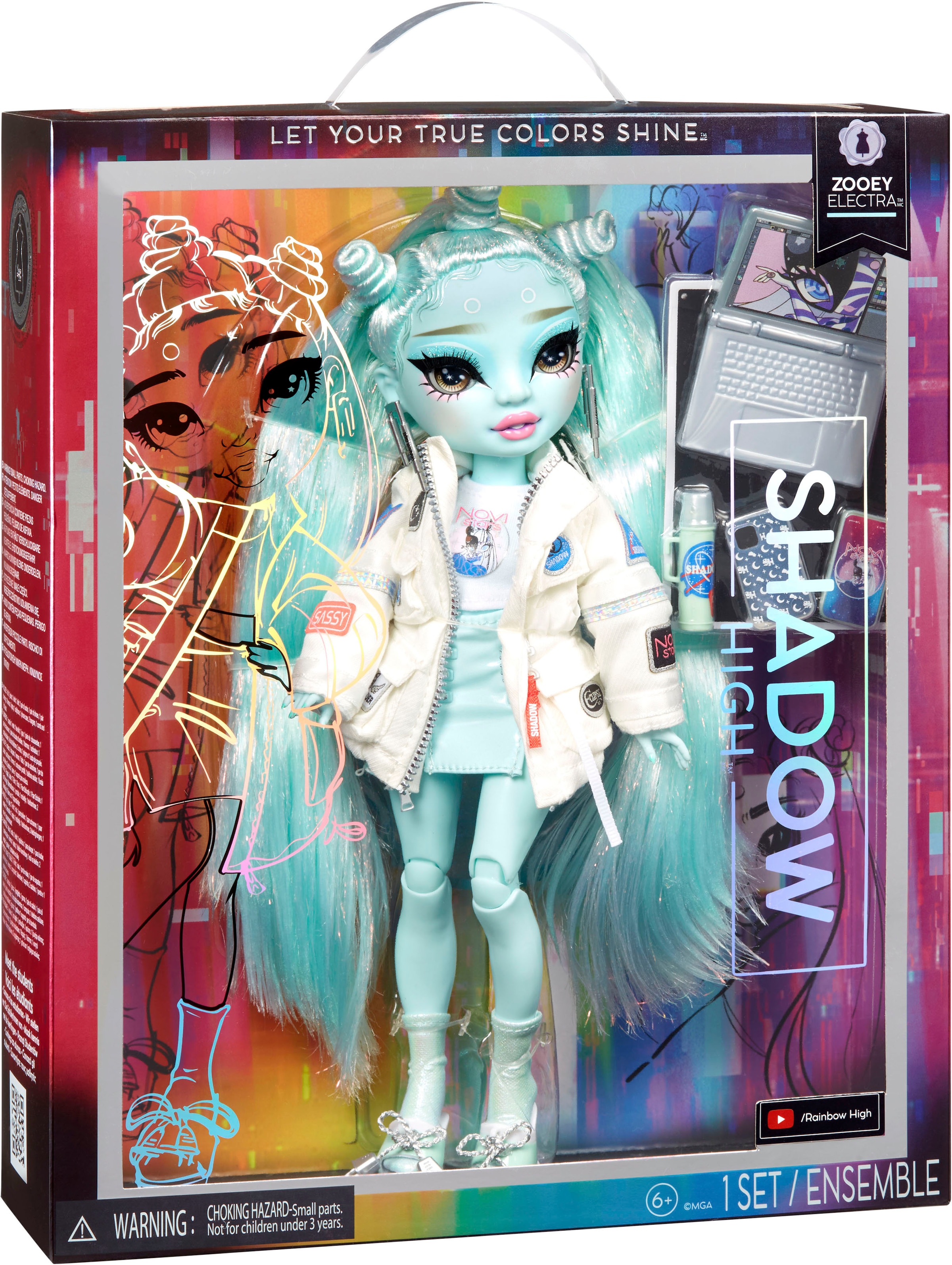 MGA ENTERTAINMENT Anziehpuppe »S23 Fashion - Zooey Electra (Green)«, Shadow High