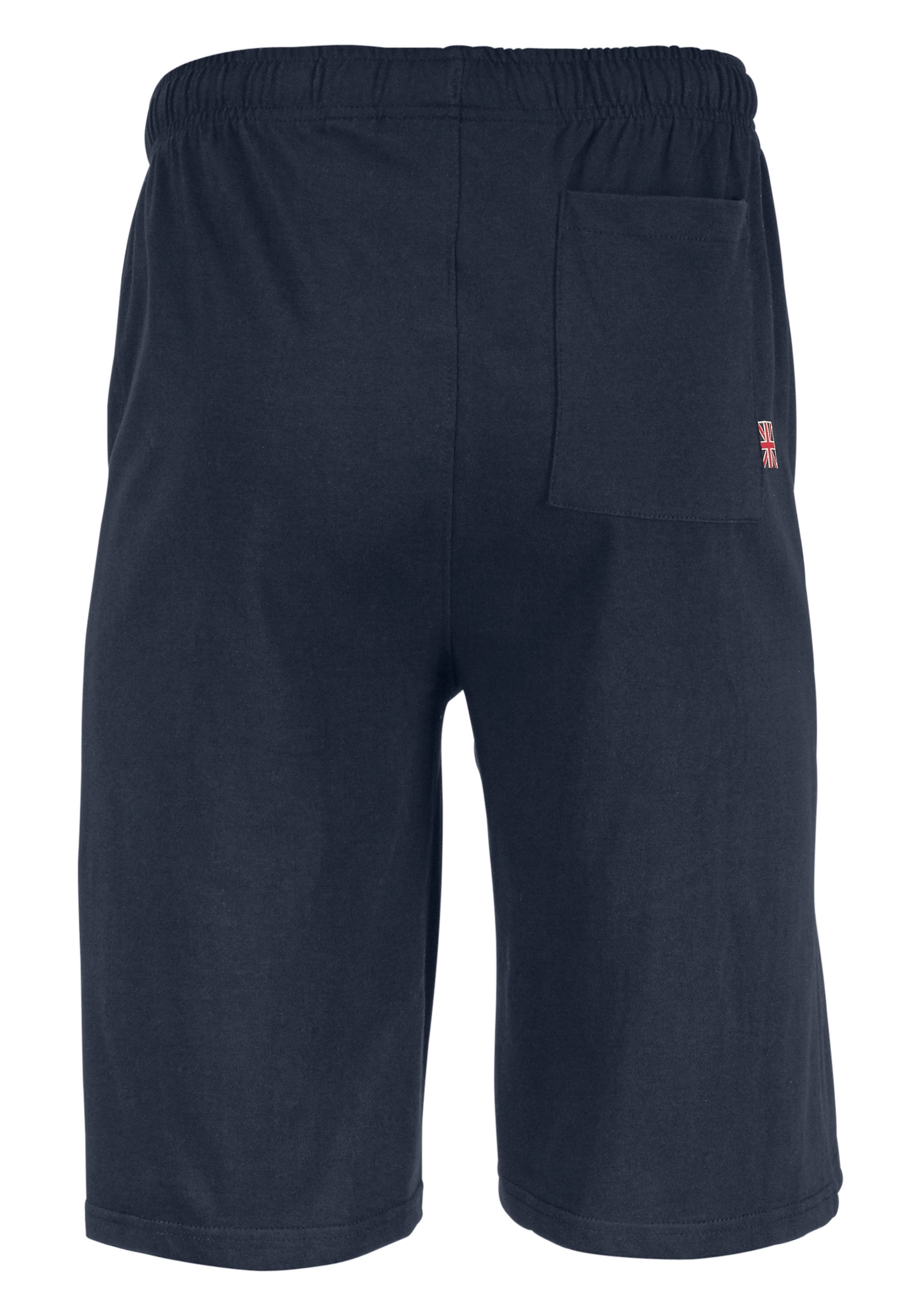 Lonsdale Sweatshorts »LOGO JAM«  mit seitlichen Eingrifftaschen, aus Baumwolle, bequeme Passform