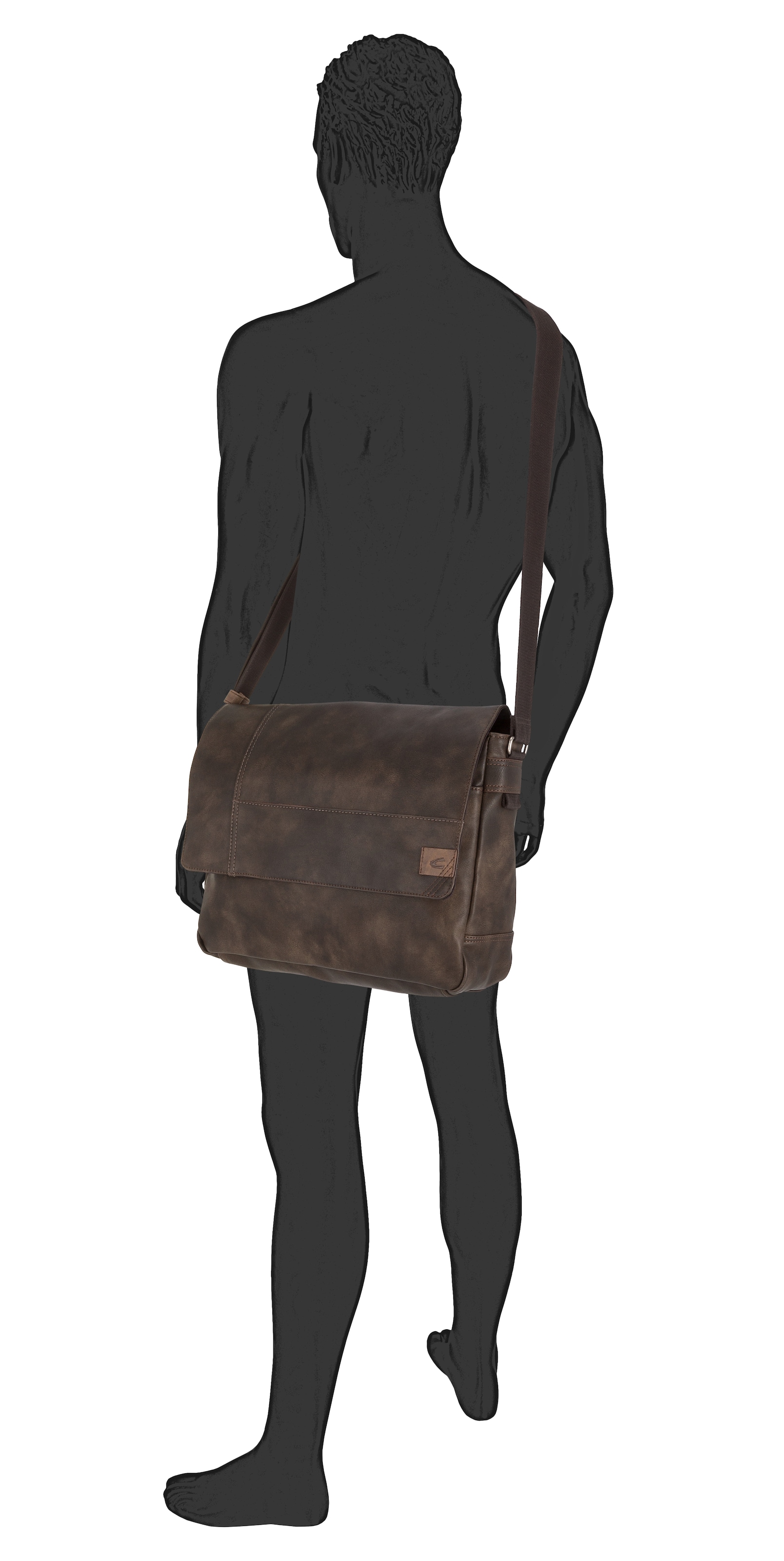 camel active Messenger Bag »Laos« funktionaler Begleiter mit sportlichen Details ideal für den Alltag