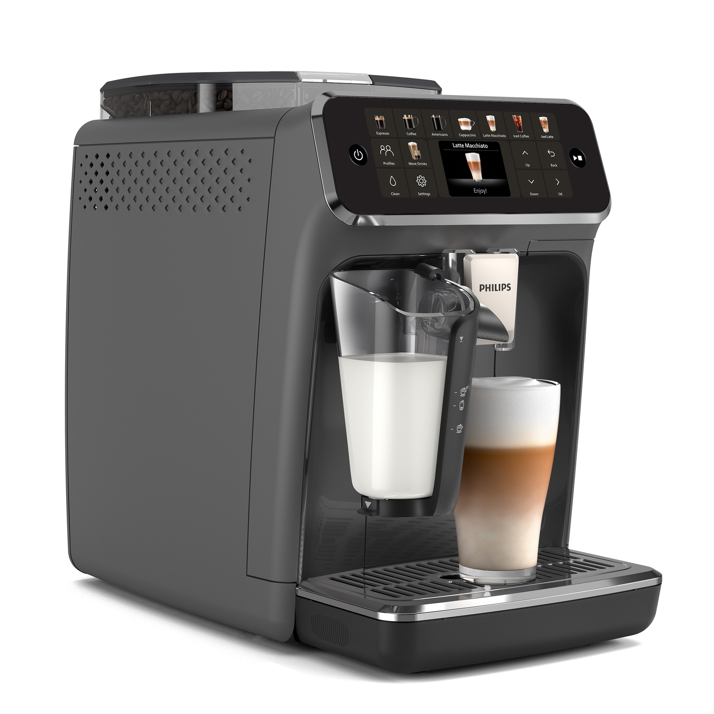 Philips Kaffeevollautomat »EP5544/50 5500 Series, 20 Kaffeespezialitäten (heiß oder...