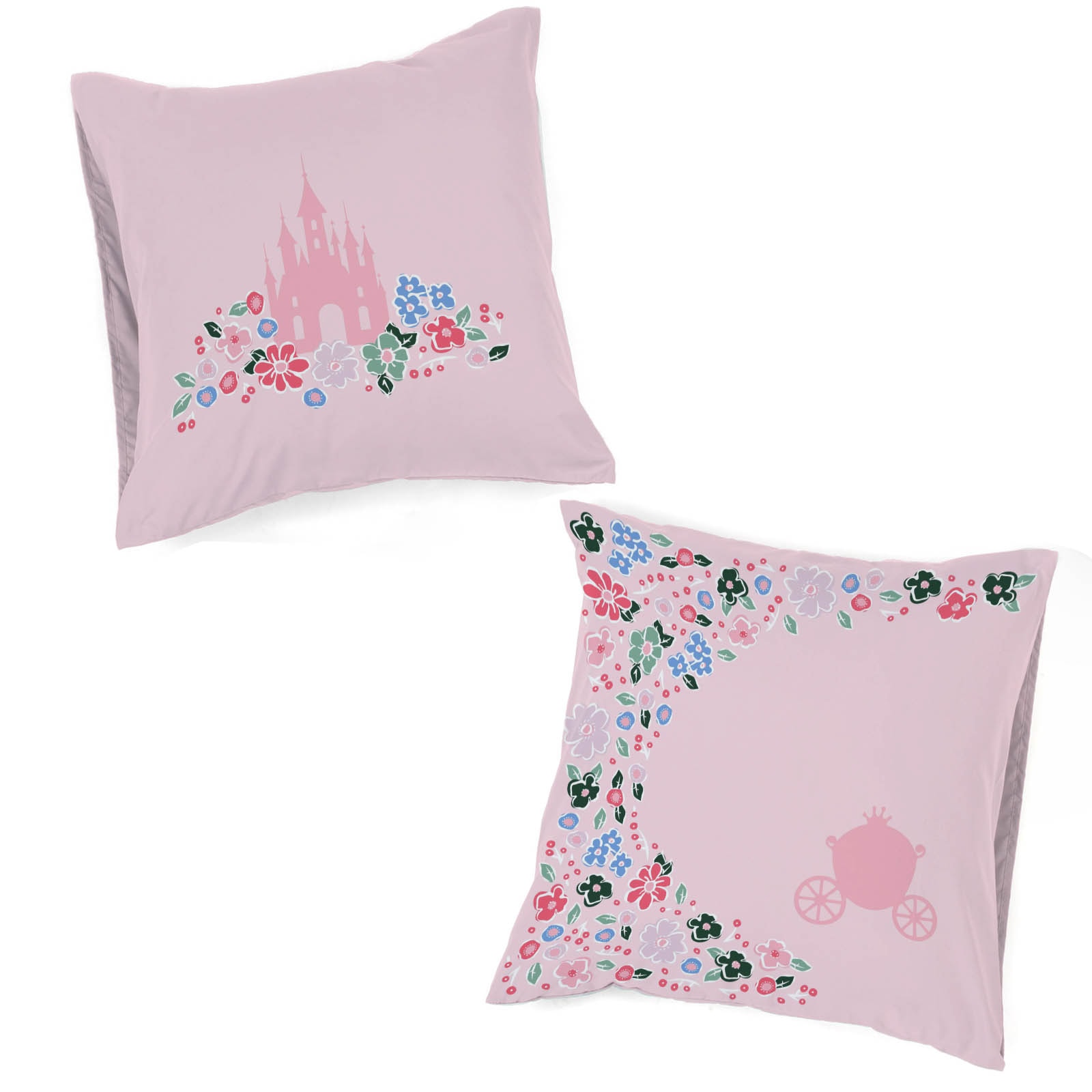 Disney Kinderbettwäsche »Disney Princess Pink« 2 100% Baumwolle