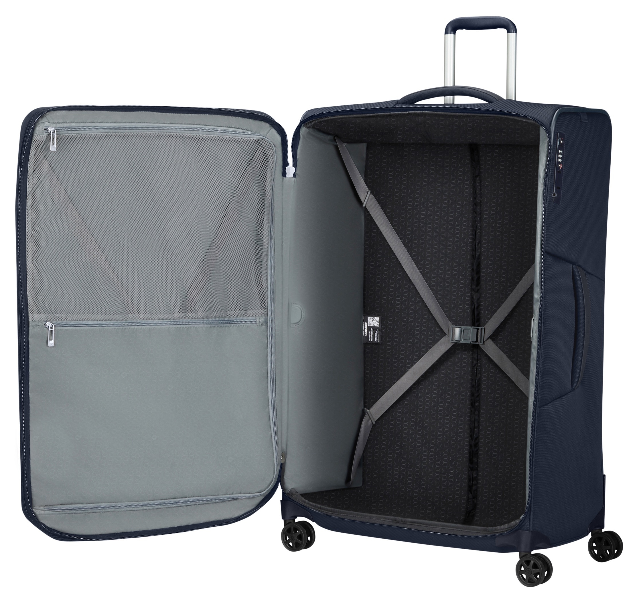 Samsonite Weichgepäck-Trolley »RESPARK exp, verschiedene Größen und Farben«, 4 Rollen, Reisekoffer Aufgabegepäck Reisegepäck mit Volumenerweiterung