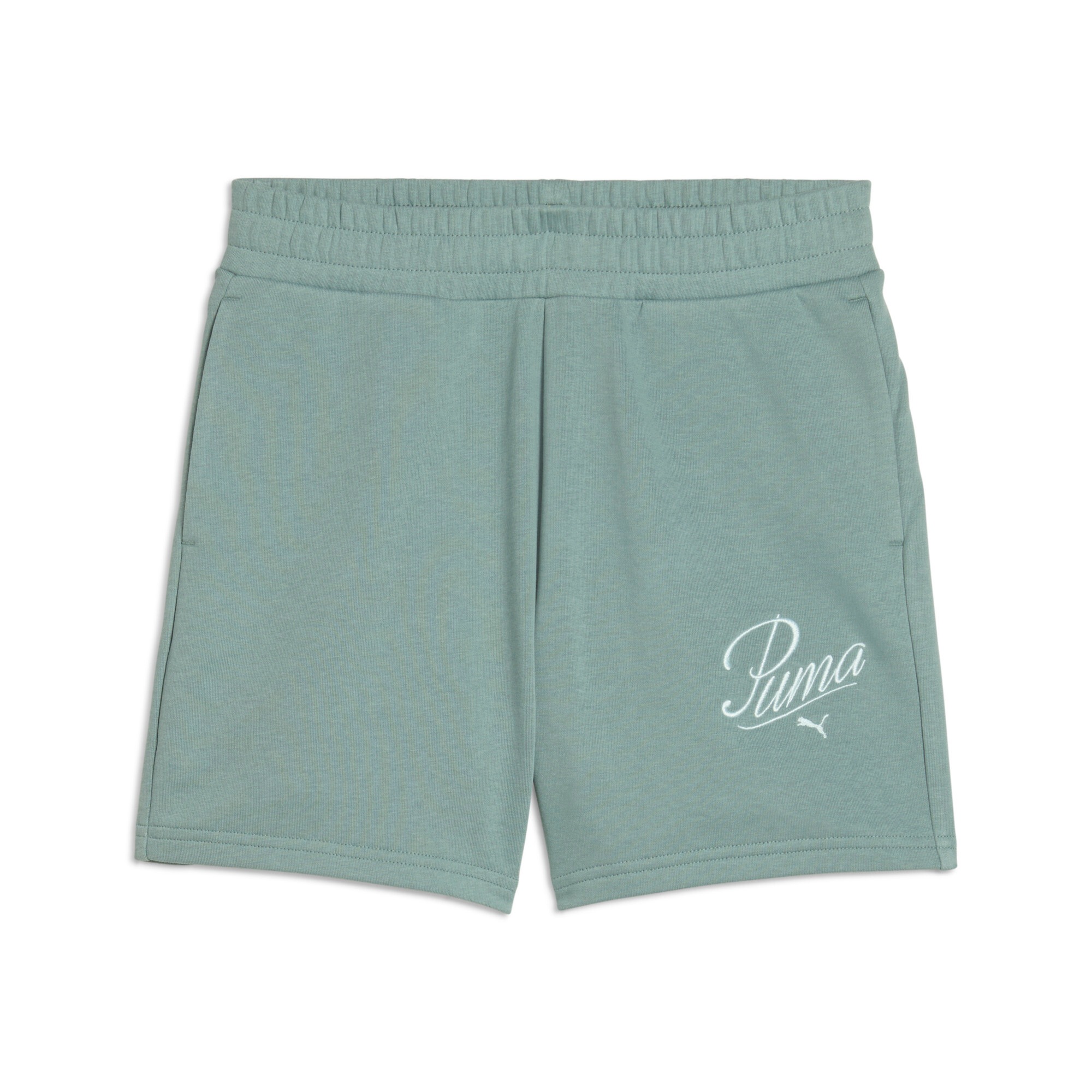 PUMA Trainingsshorts »ESS SCRIPT HIGH-WAIST SHORTS 5"«