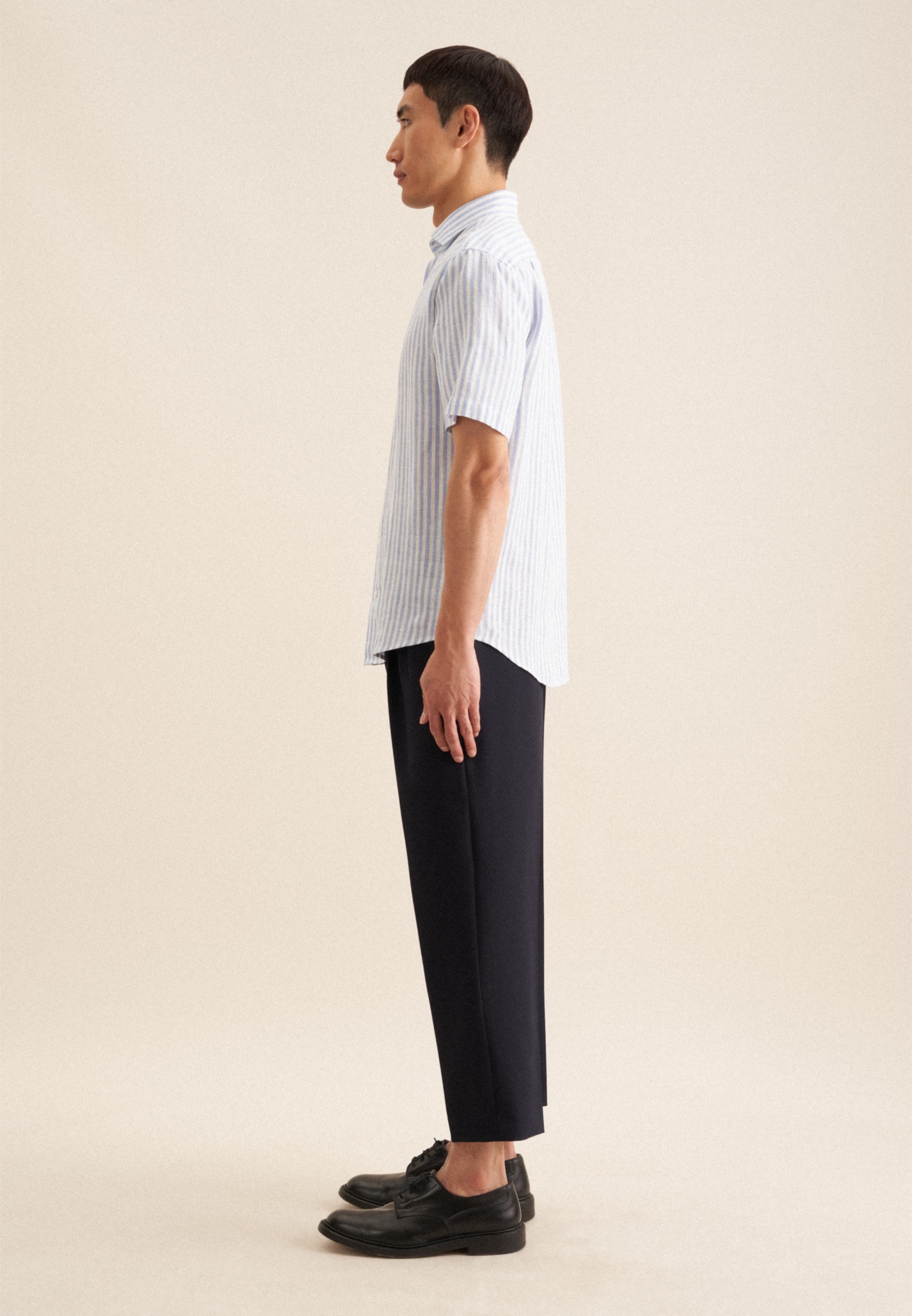 seidensticker Businesshemd »Regular« Regular 1/2 Kentkragen Streifen