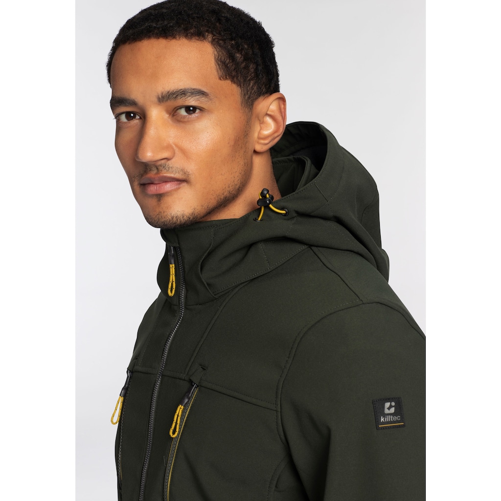 Killtec Softshelljacke, mit Kapuze