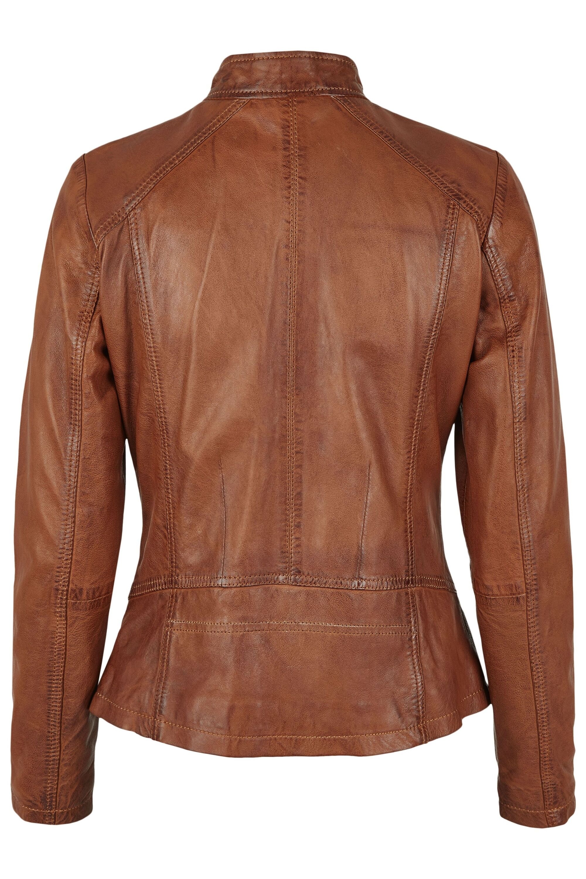7eleven Bikerjacke »SEJANNA« ohne Kapuze mit Zierschnalle