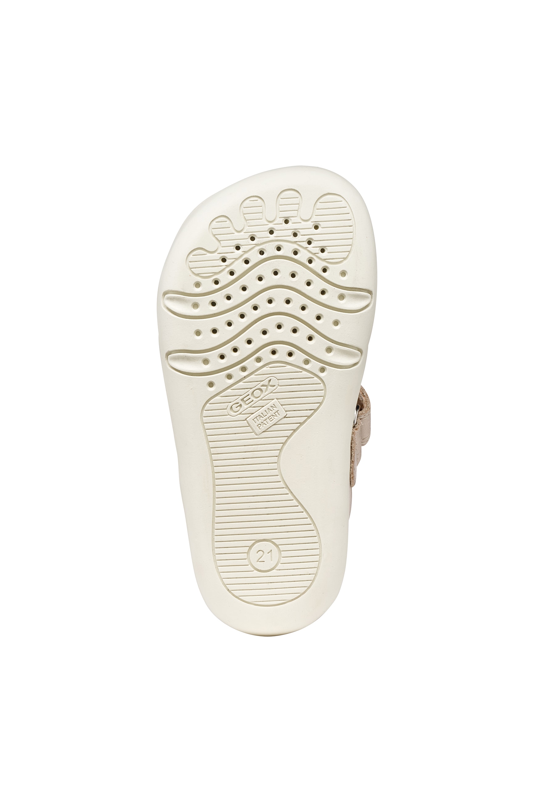 Geox Lauflernschuh »B STEPPIEUP GIRL«  Babyschuh, Sommerschuh, Klettschuh, Größenschablone zum Download