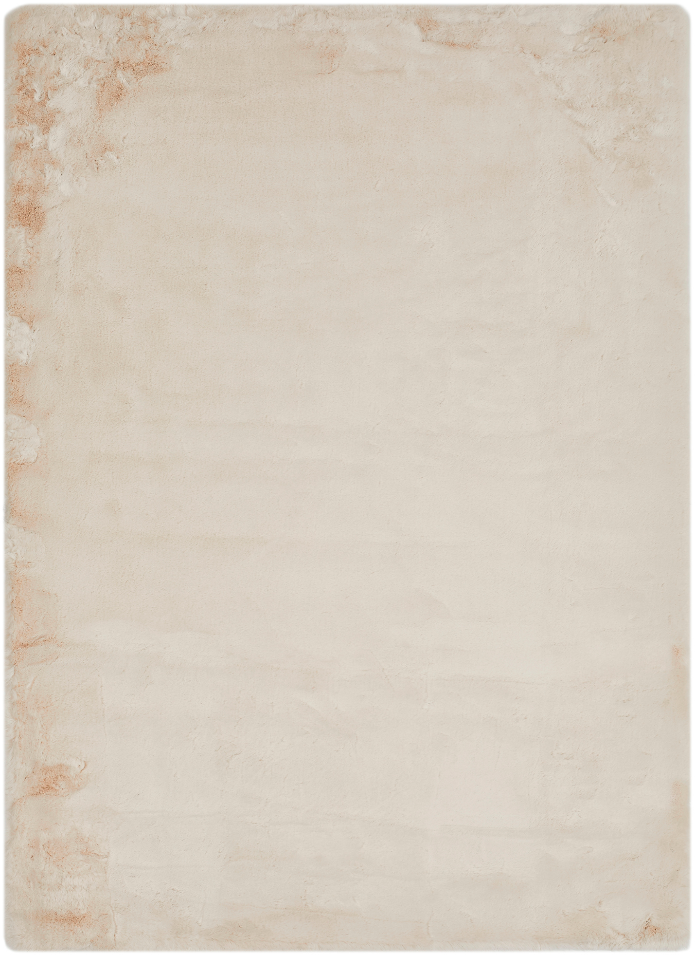 my home Hochflor-Teppich »Lugano« rechteckig 30 mm Höhe Kunstfell, Uni Farben, sehr weich & kuschelig