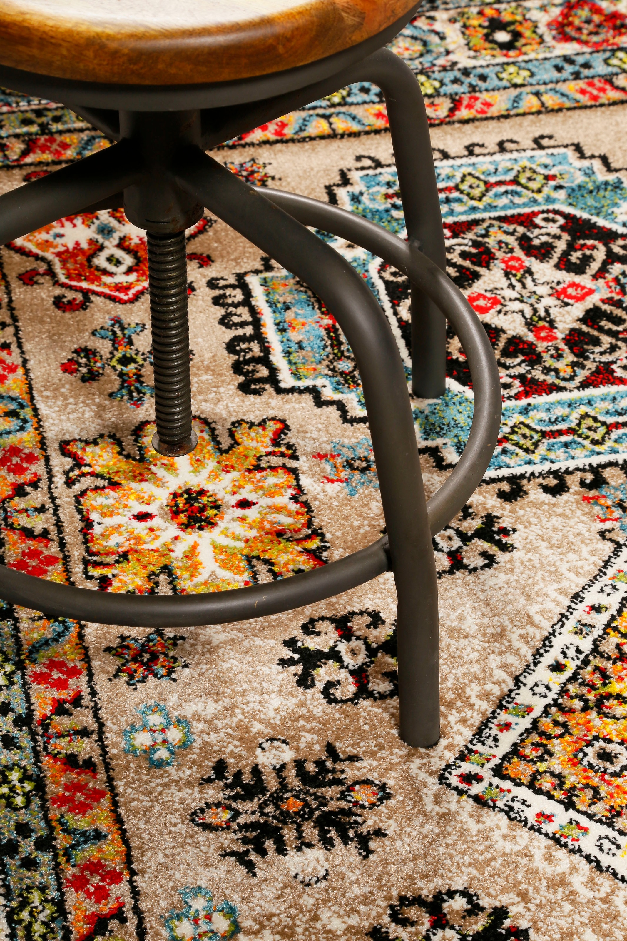 Wecon home Teppich »Majorelle«, rechteckig, 13 mm Höhe, Wohnzimmer