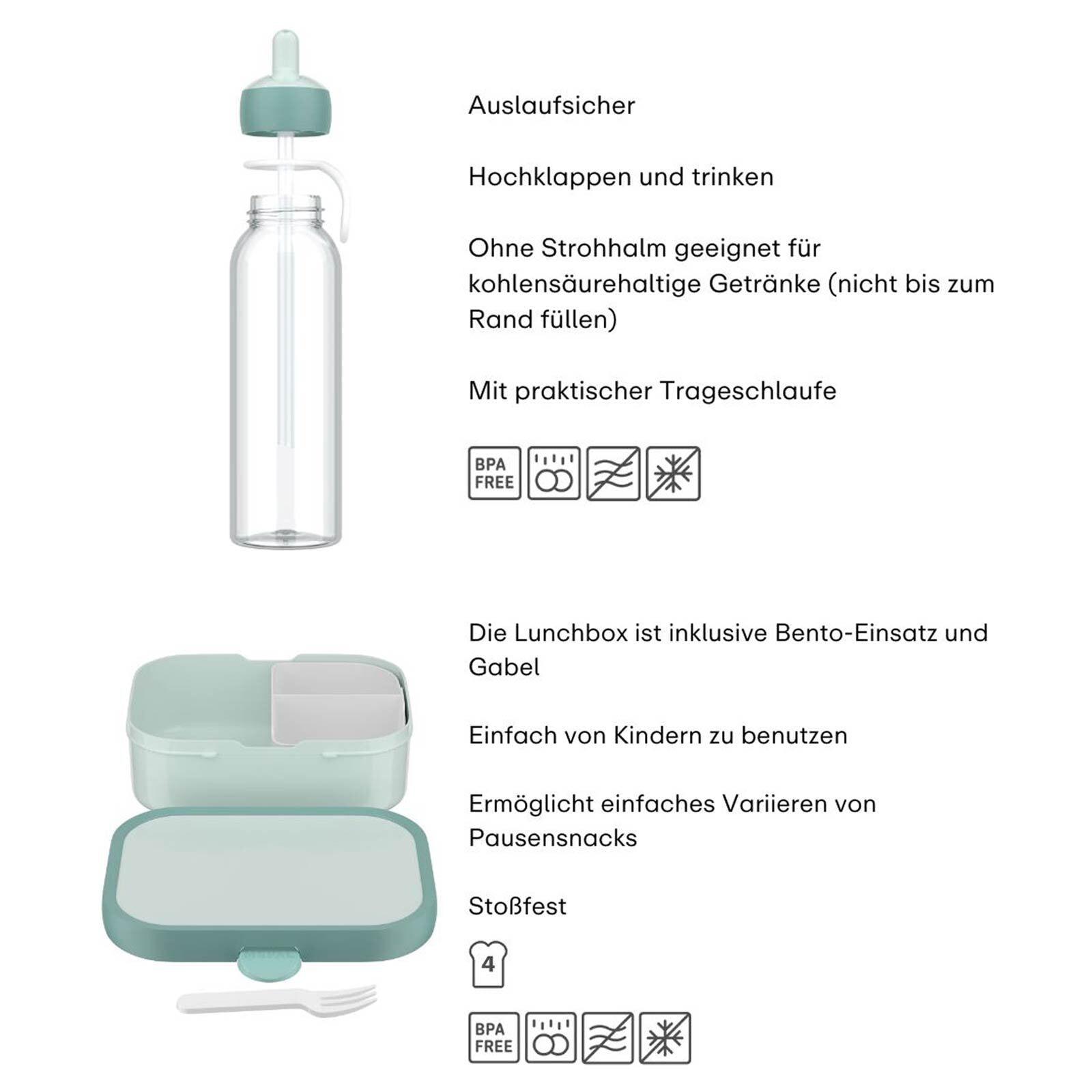 Mepal Lunchbox »Lunchset Campus 2er Set« Spülmaschinengeeignet
