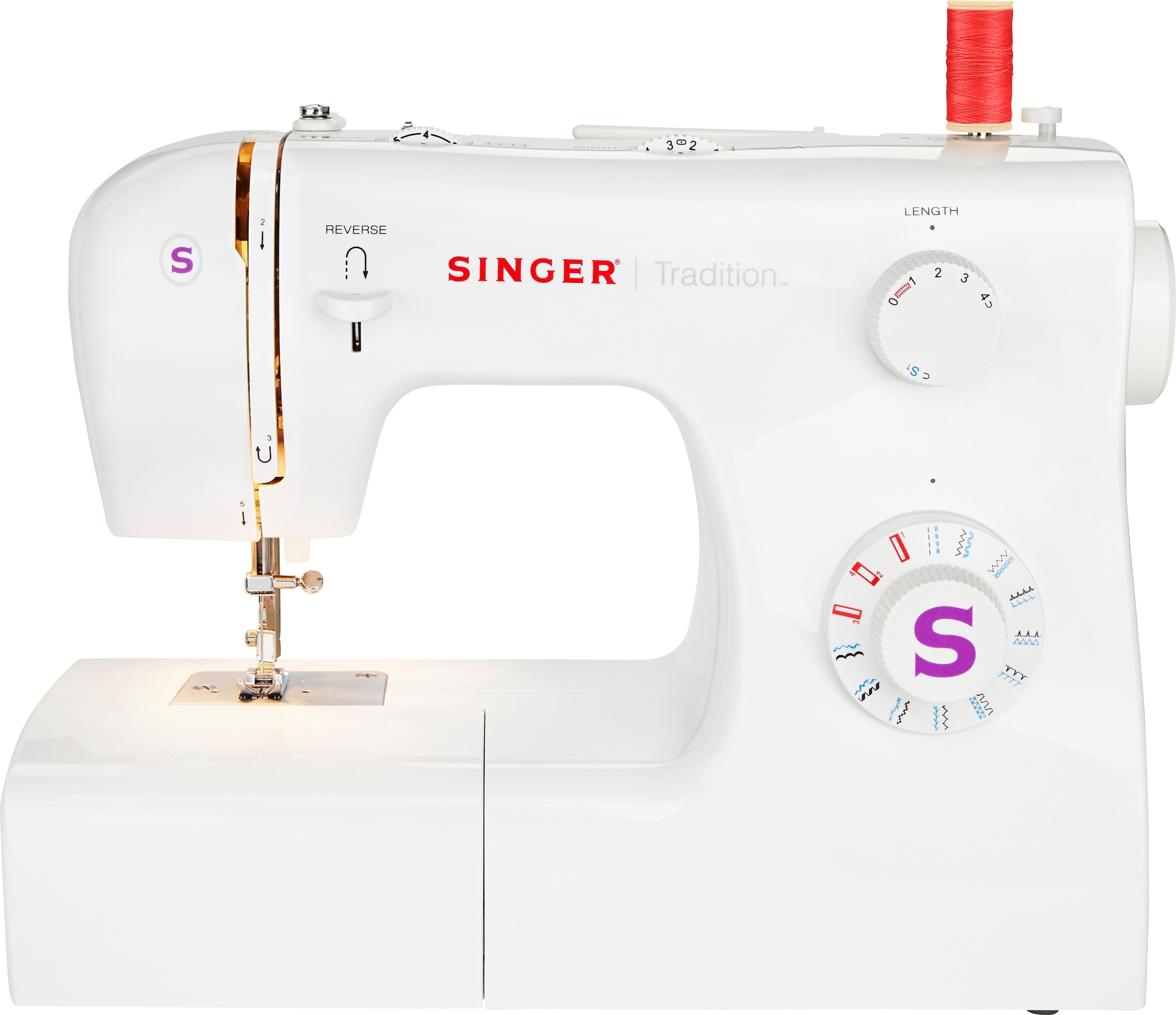 Singer Nähmaschine »Tradition 2263«, 23 Programme, 23 Stiche mit 3 Jahren  XXL Garantie