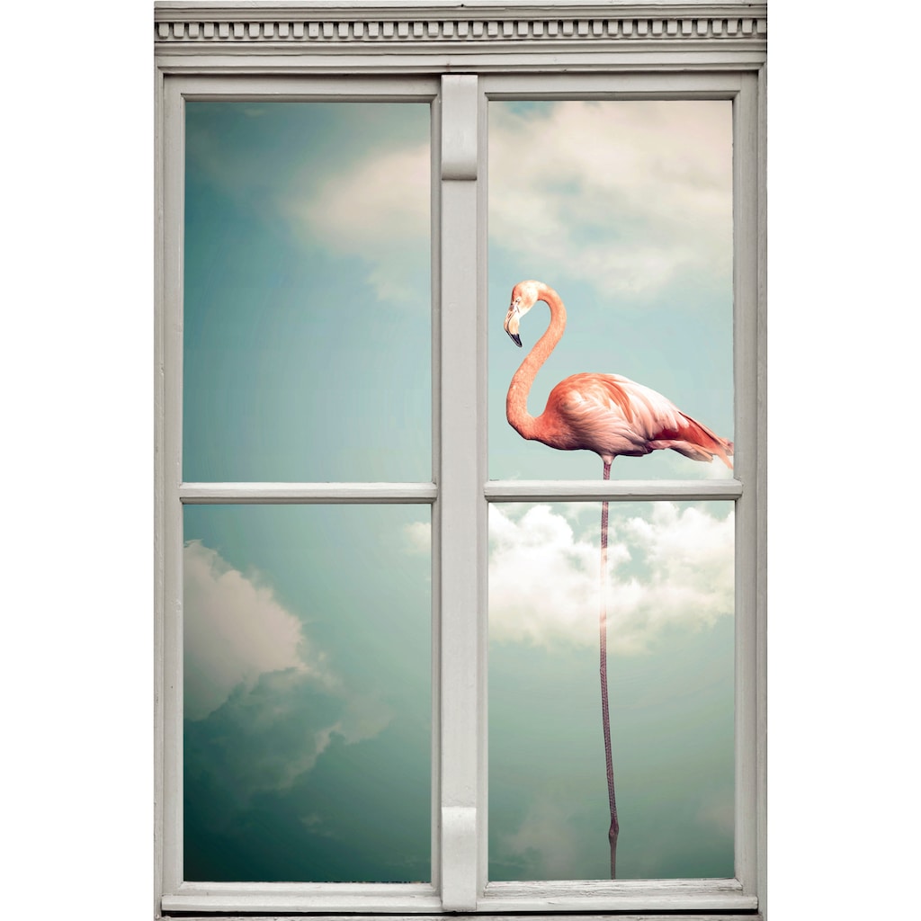 queence Wandsticker »Flamingo«
